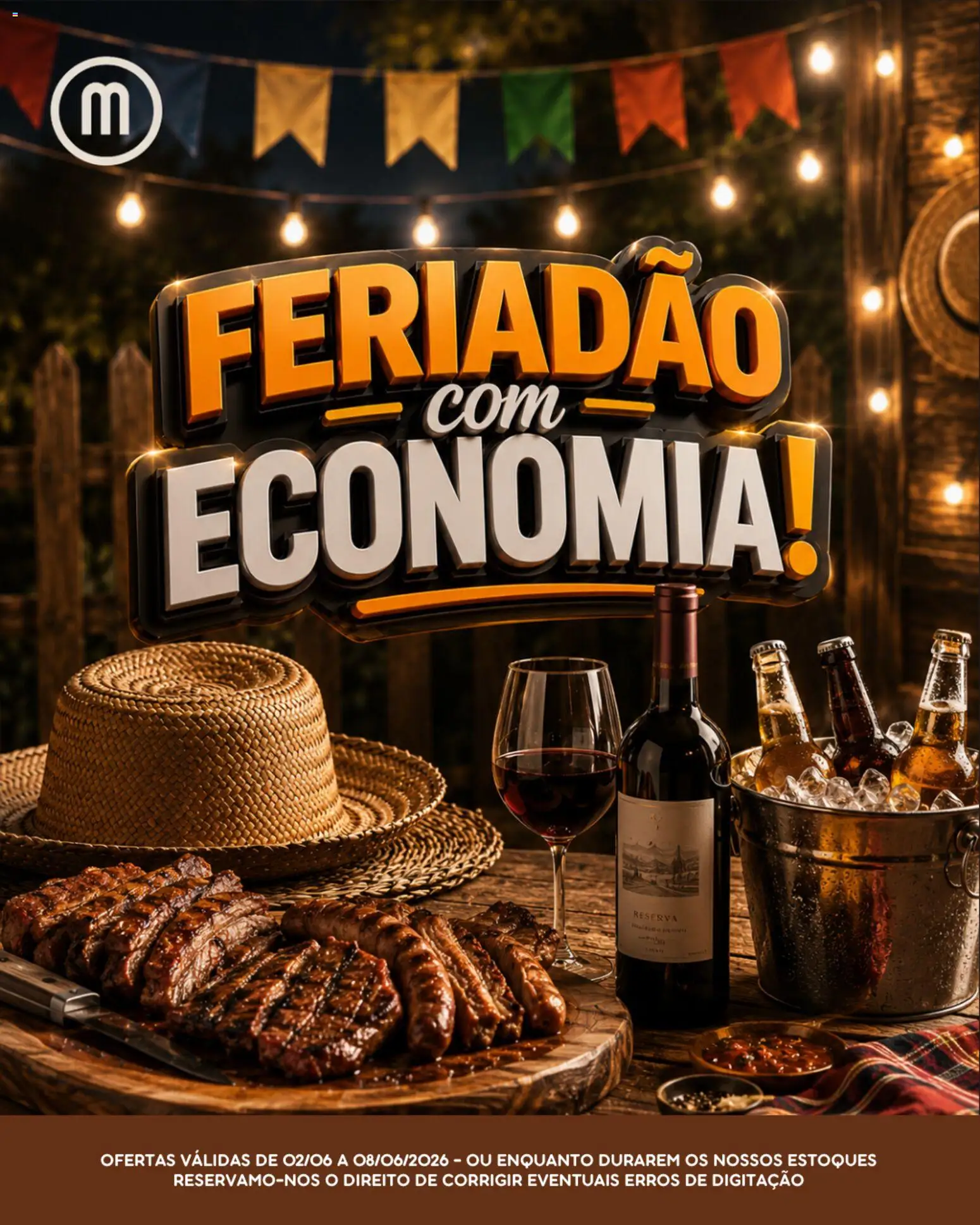 Pré-Visualização do folheto "Mercadão Atacadista ofertas Semanal" da loja Mercadão Atacadista válido a partir de 02/06/2026