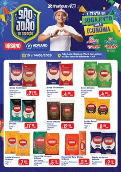 Pré-Visualização do folheto "Mateus ofertas Exclusivo Urbano" da loja Mateus válido a partir de 10/06/2026