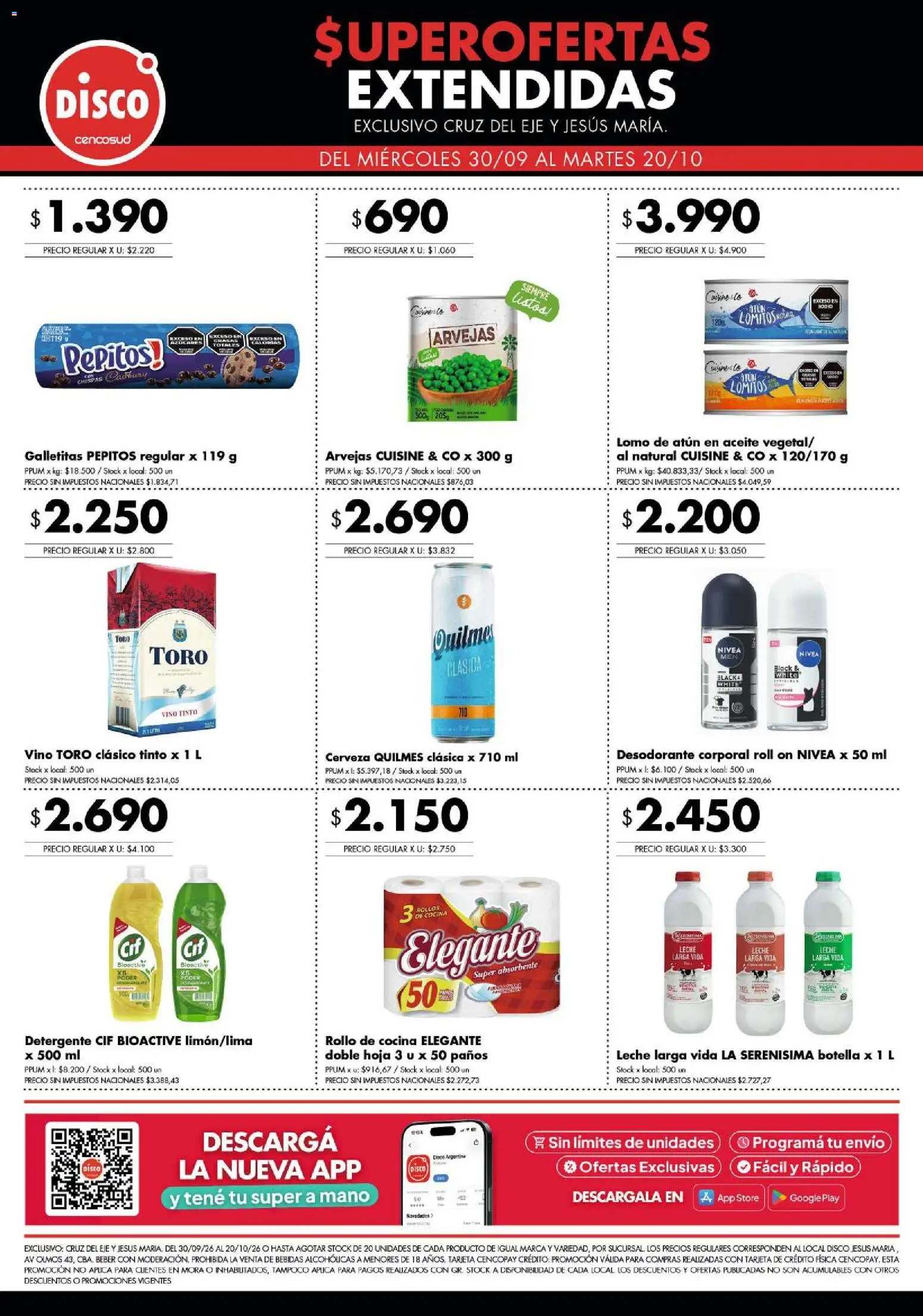 Vista previa del folleto de la tienda Disco válido desde el 30/09/2026 