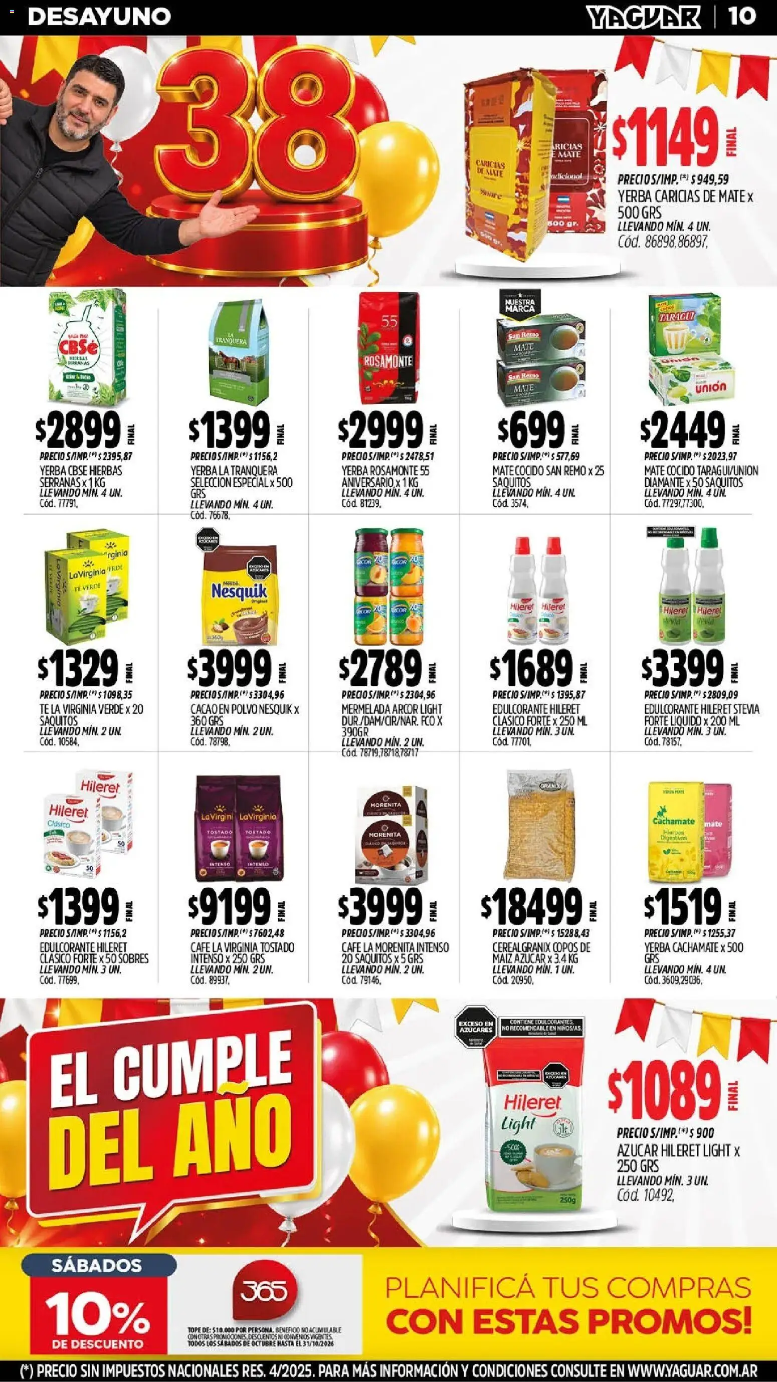 Vista previa del folleto de la tienda Yaguar válido desde el 12/10/2026 