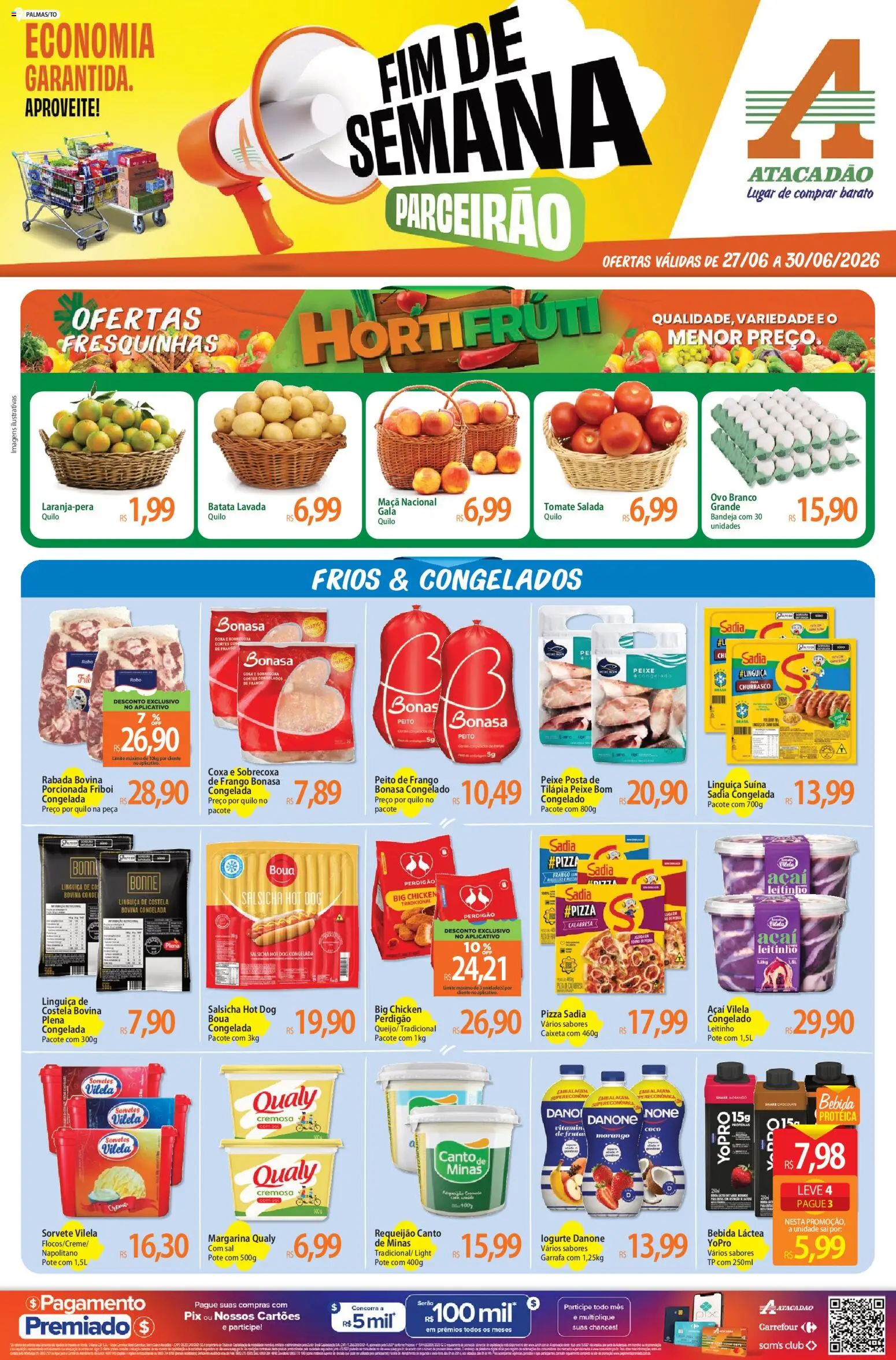 Pré-Visualização do folheto "Atacadão ofertas - TO" da loja Atacadão válido a partir de 27/06/2026