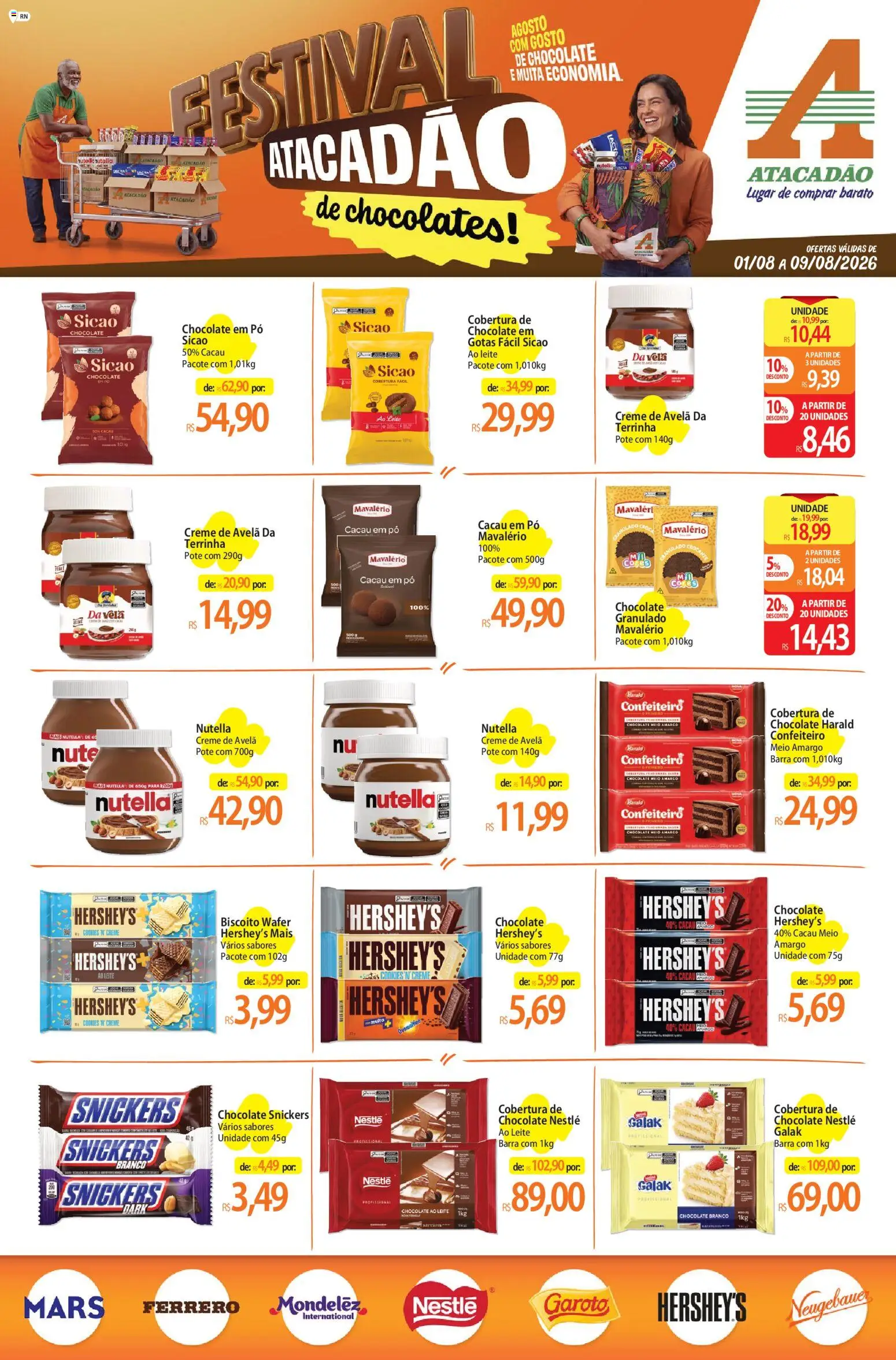 Pré-Visualização do folheto "Atacadão ofertas - RN" da loja Atacadão válido a partir de 01/08/2026