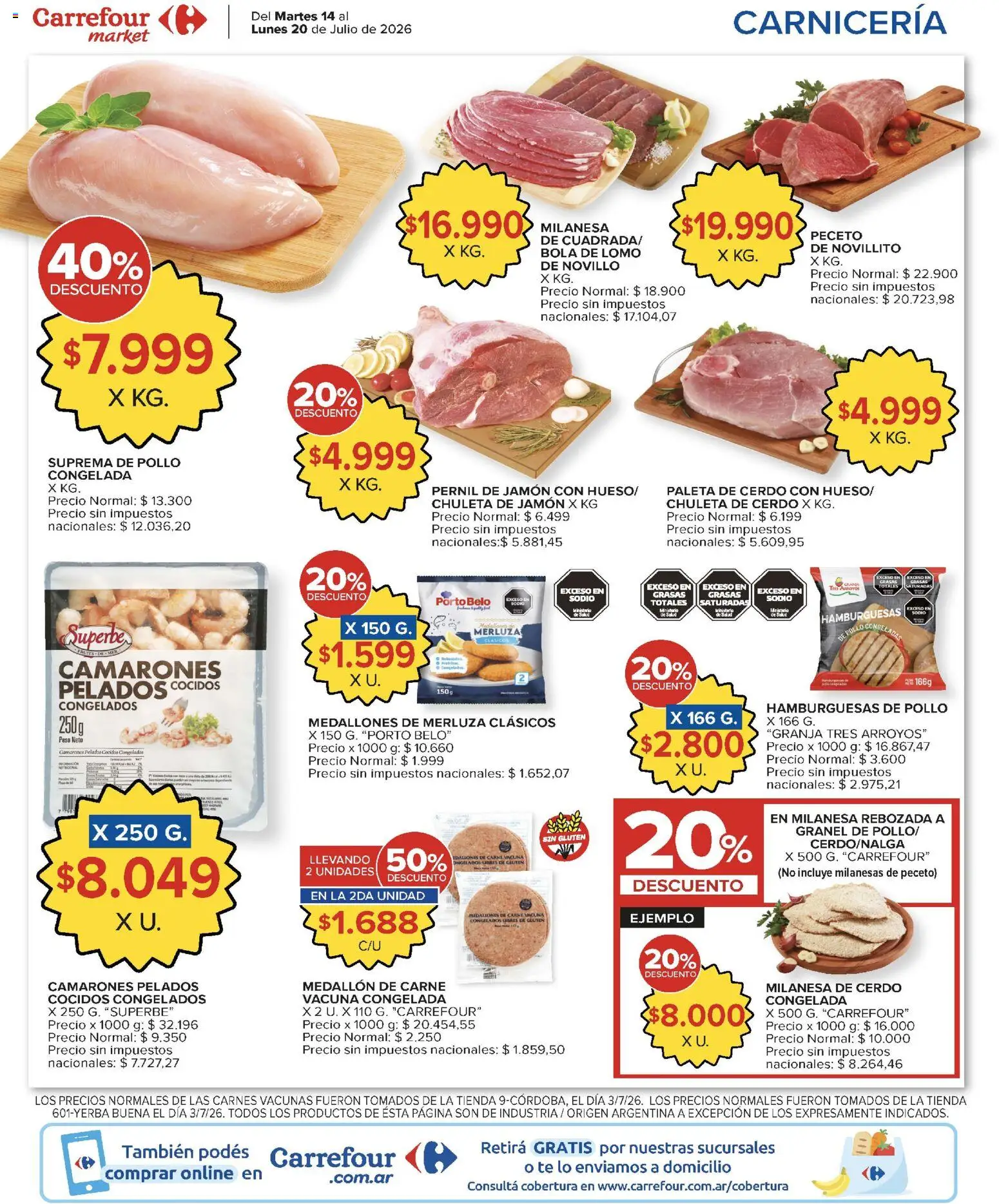 Vista previa del folleto de la tienda Carrefour válido desde el 14/07/2026 