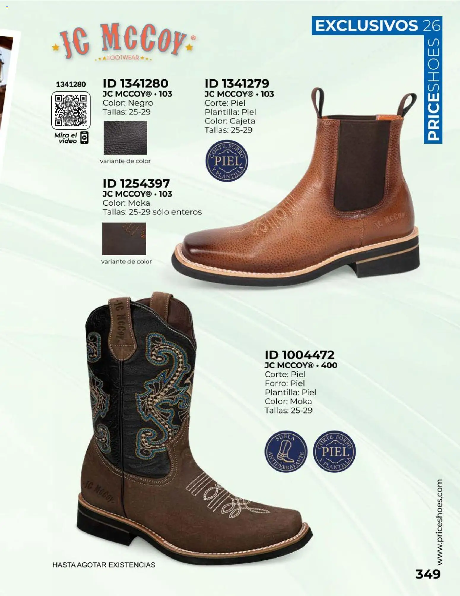 Vista previa las ofertas de la tienda Price Shoes - Price Shoes catálogo Exclusivos desde el 01/10/2026 