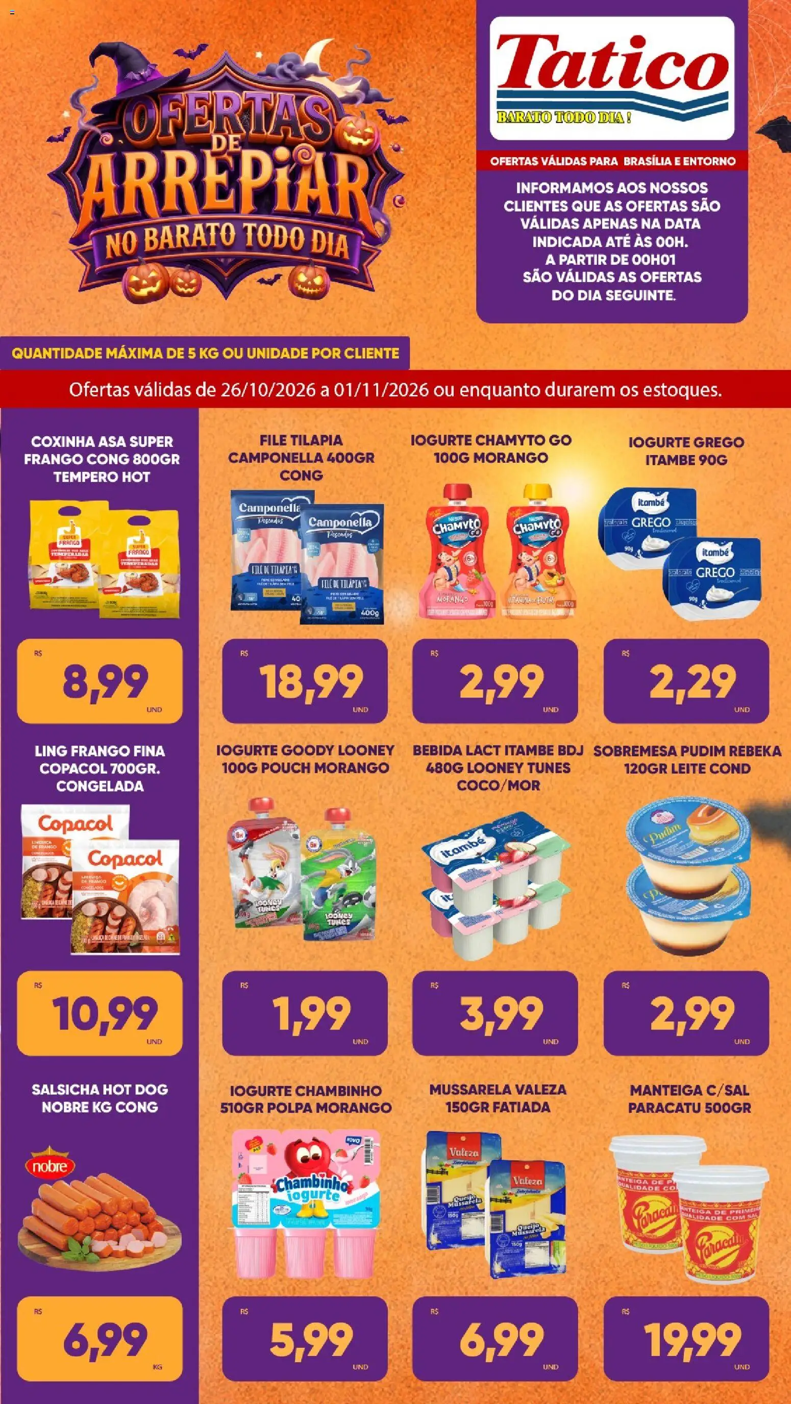 Pré-Visualização do folheto "Tatico - Ofertas da semana" da loja Tatico válido a partir de 26/10/2026