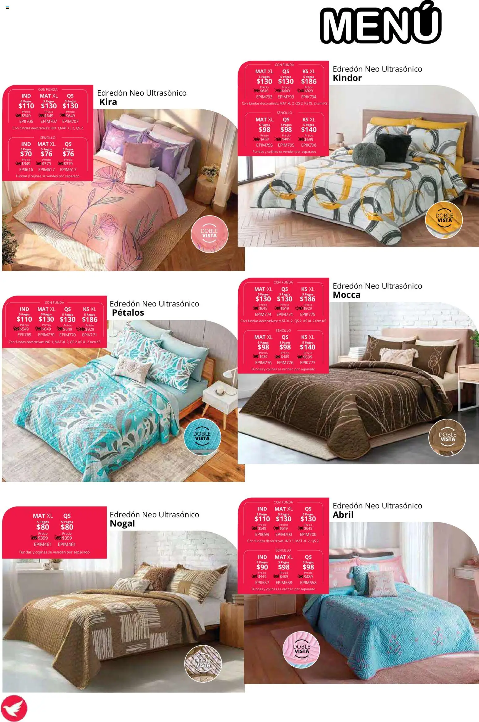 Vista previa las ofertas de la tienda Colchas Concord - Colchas Concord catálogo desde el 15/10/2026 