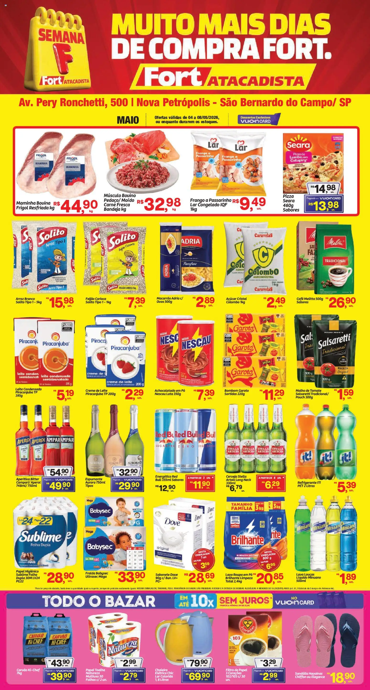 Pré-Visualização do folheto "Fort Atacadista - Ofertas da semana" da loja Fort Atacadista válido a partir de 04/05/2026