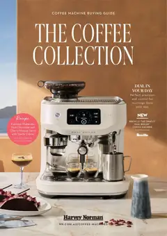 Preview of catalogue Harvey Norman The Coffee Collection from shop Harvey Norman valid 09/07/2026