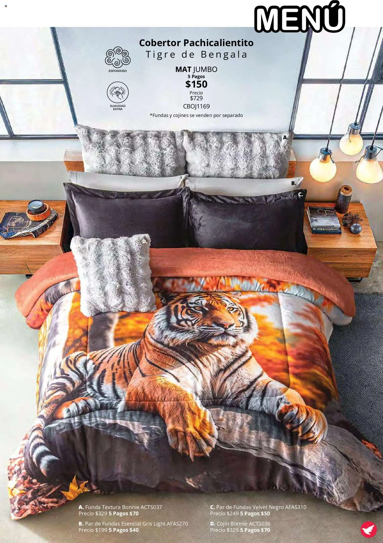 Vista previa las ofertas de la tienda Colchas Concord - Colchas Concord catálogo Colección Cobertor Calor de Hogar desde el 15/10/2026 