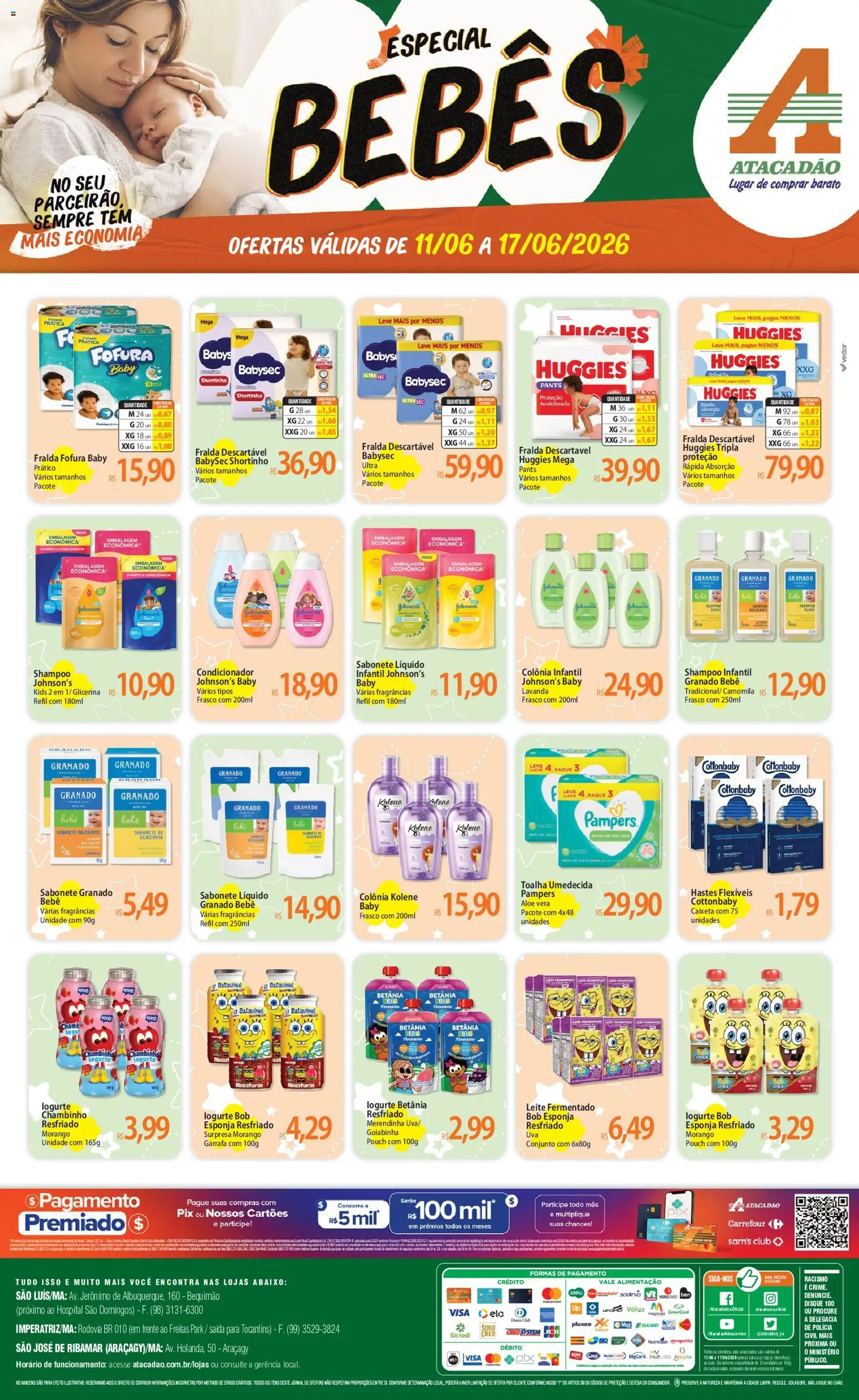 Pré-Visualização do folheto "Atacadão ofertas - MA" da loja Atacadão válido a partir de 11/06/2026
