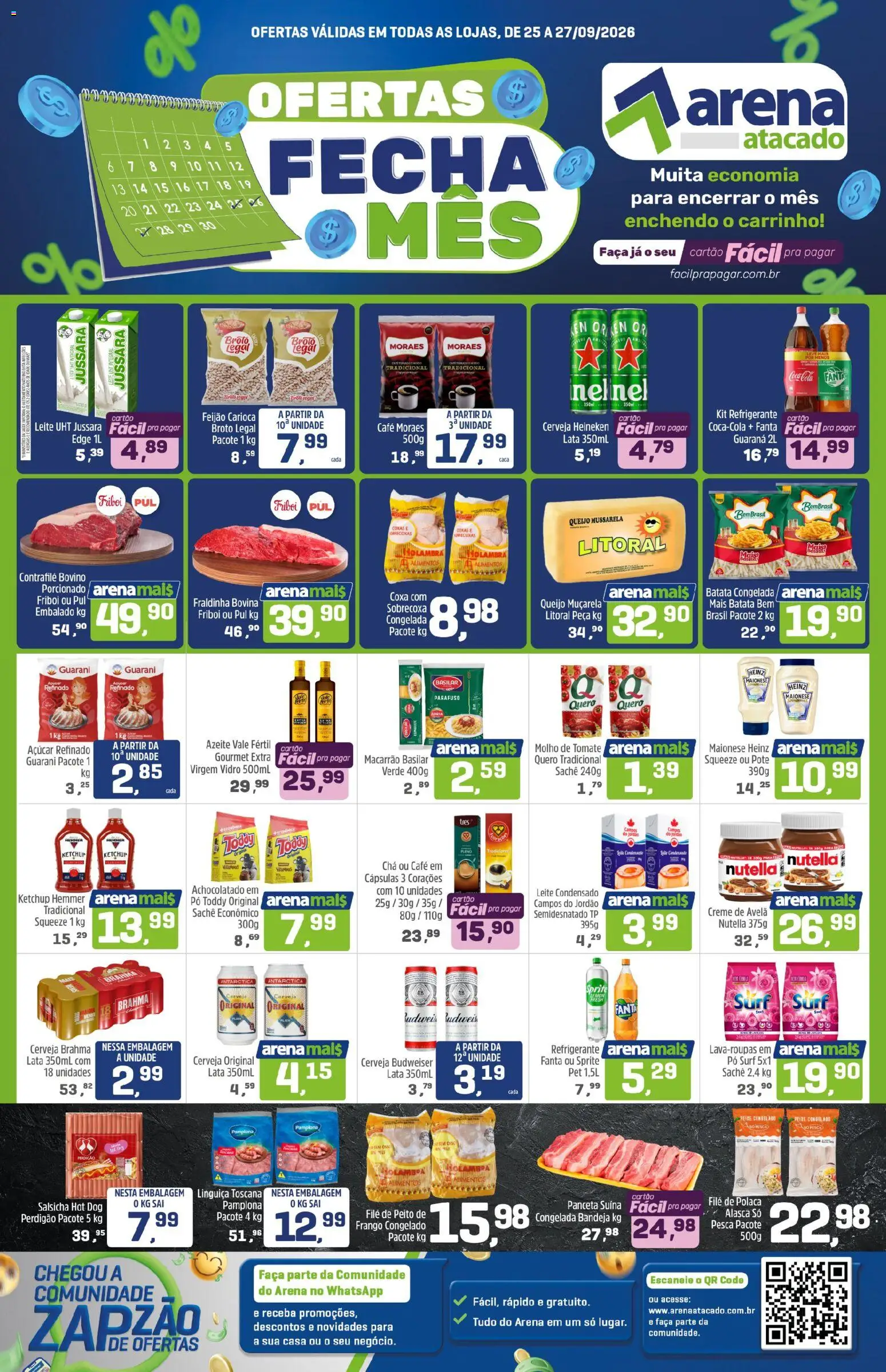Pré-Visualização do folheto "Arena Atacado - Ofertas da semana" da loja Arena Atacado válido a partir de 25/09/2026