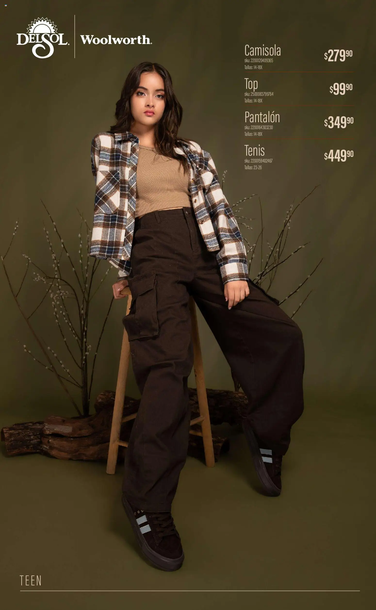 Vista previa las ofertas de la tienda Del Sol y Woolworth - Del Sol y Woolworth catálogo Luce el Otoño desde el 01/10/2026 - Tenis