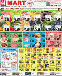 Ad Preview of Hmart Hmart Weekly Ad - VIETNAMESE - PA from 08/28/2026