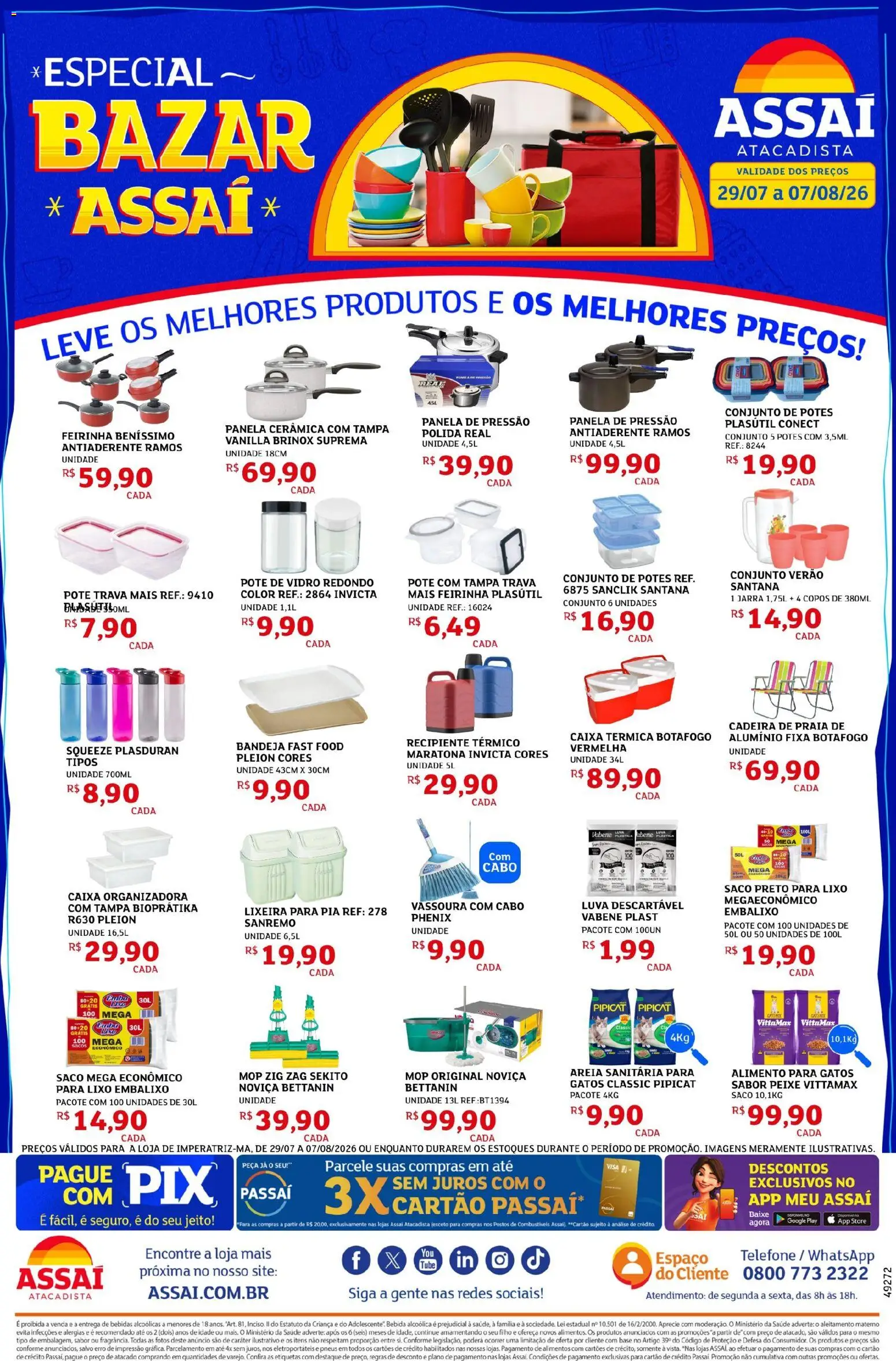 Pré-Visualização do folheto "Assaí Atacadista ofertas - MA" da loja Assaí Atacadista válido a partir de 29/07/2026