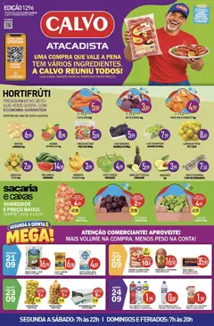 Pré-Visualização do folheto "Calvo Atacadista - Ofertas da semana" da loja Calvo Atacadista válido a partir de 21/09/2026