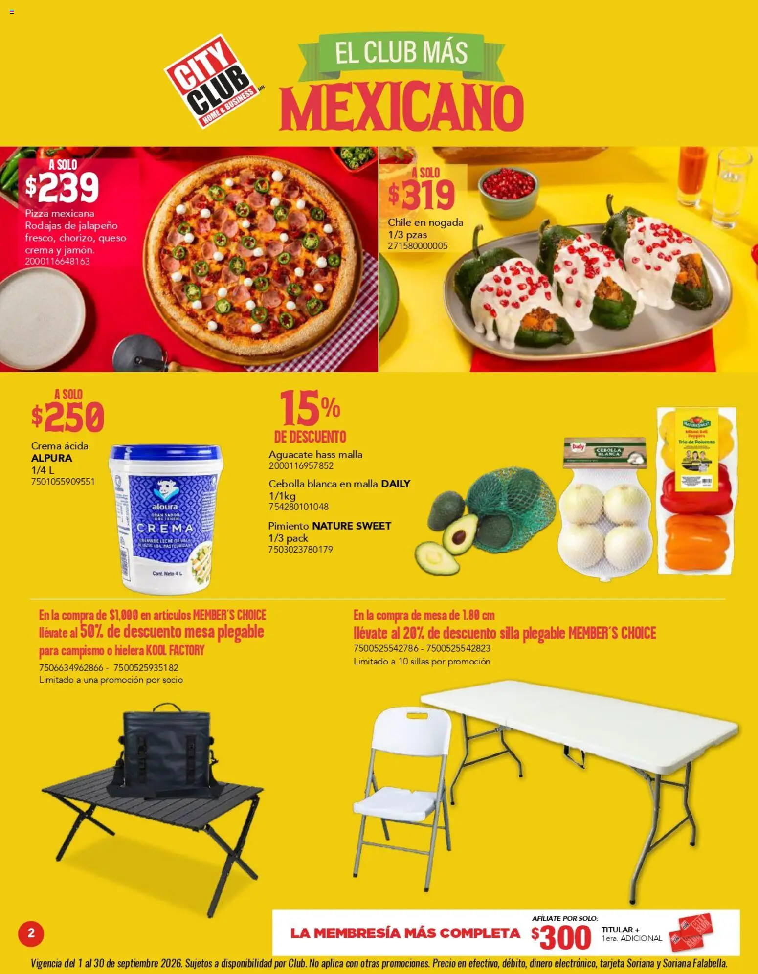 Vista previa las ofertas de la tienda City Club - City Club catálogo desde el 01/09/2026 