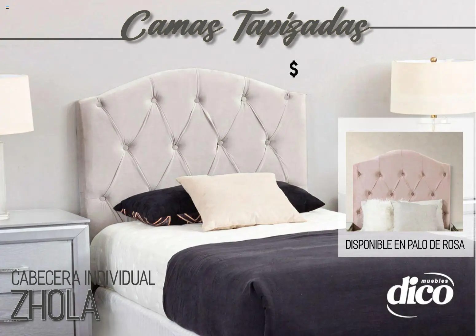 Vista previa las ofertas de la tienda Muebles Dico - Muebles Dico catálogo Camas tapizadas desde el 01/04/2026 