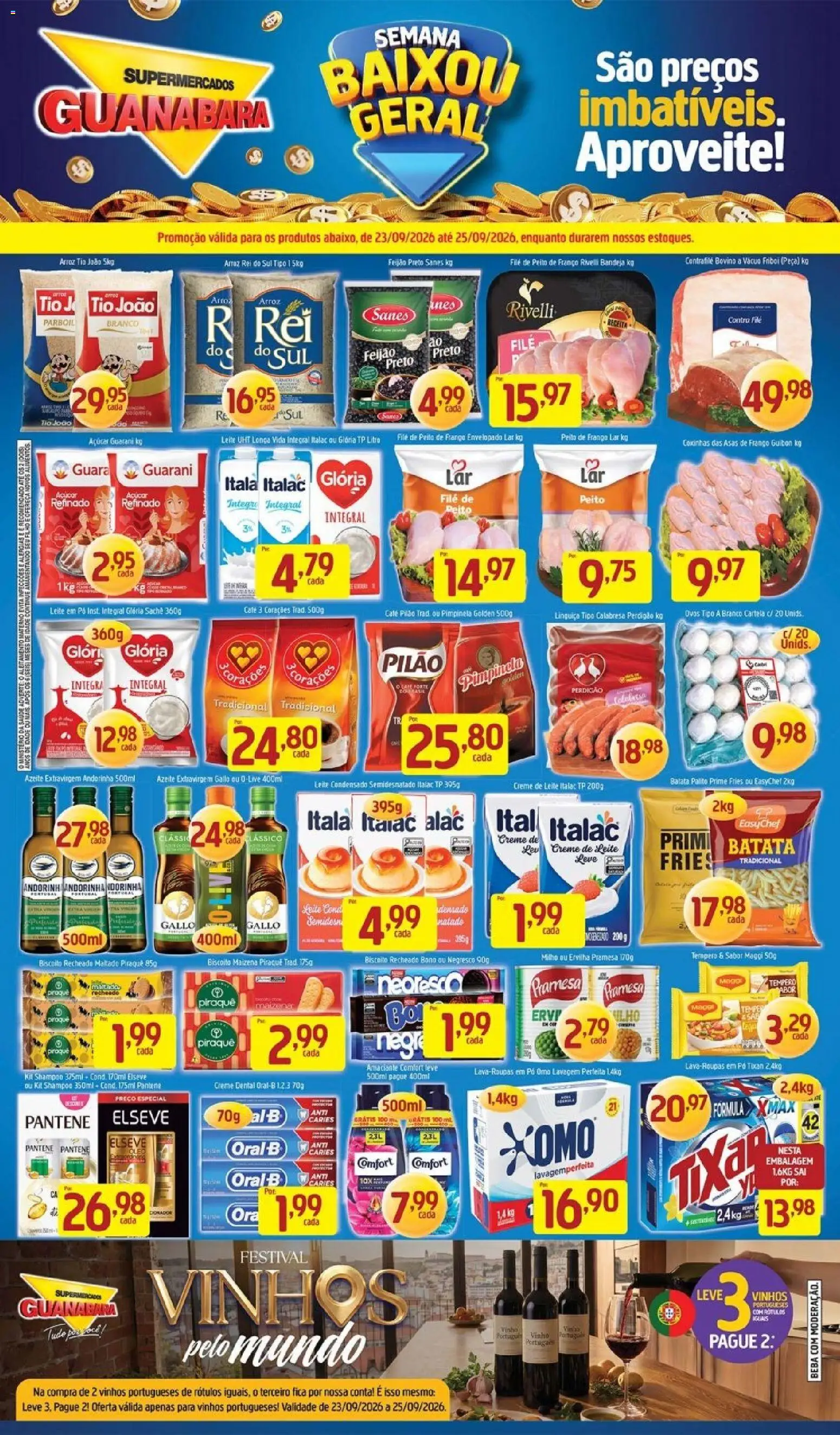 Pré-Visualização do folheto "Guanabara promoção" da loja Supermercados Guanabara válido a partir de 23/09/2026