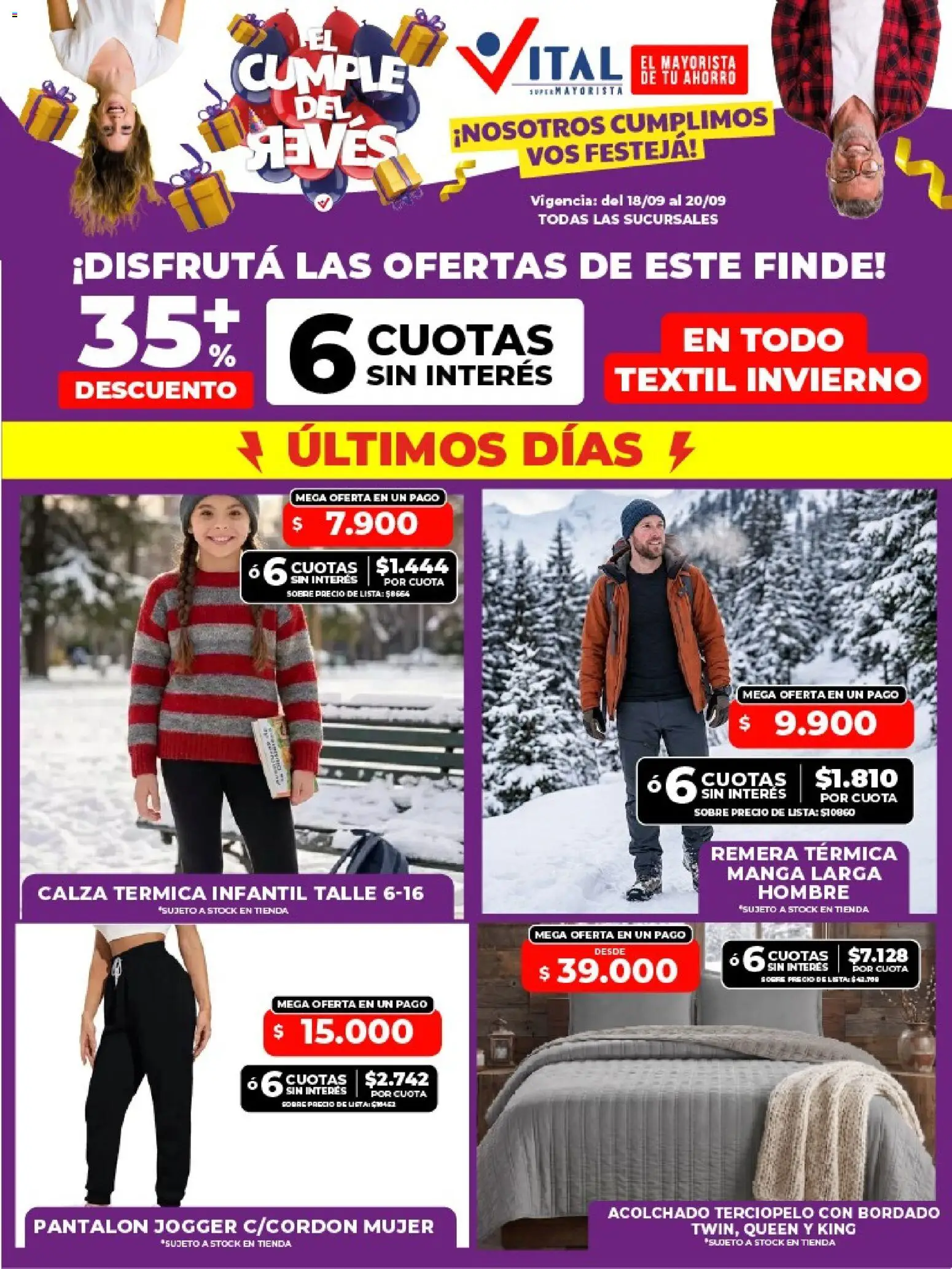 Vista previa del folleto de la tienda Vital válido desde el 18/09/2026 