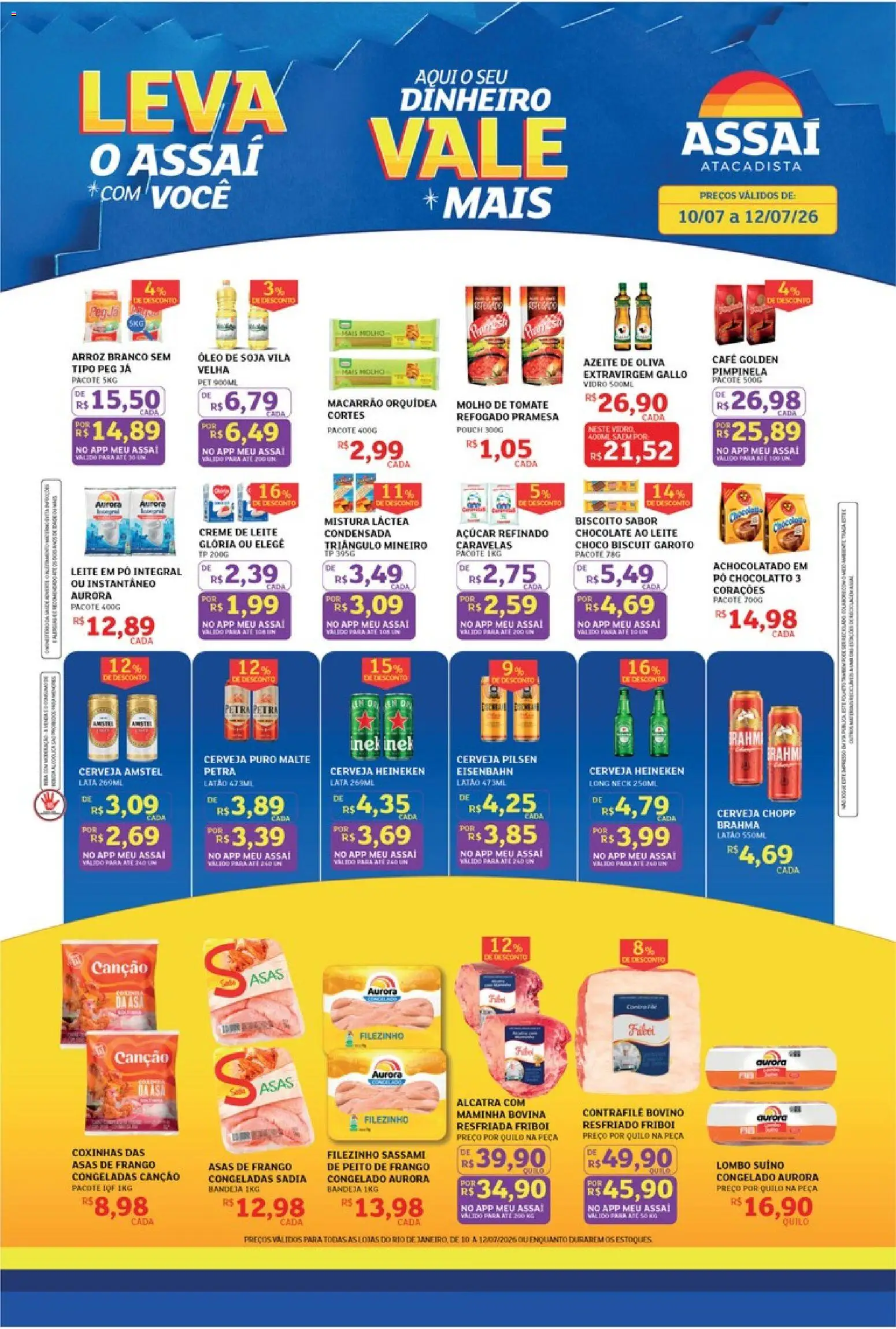 Pré-Visualização do folheto "Assaí Atacadista ofertas - RJ" da loja Assaí Atacadista válido a partir de 10/07/2026
