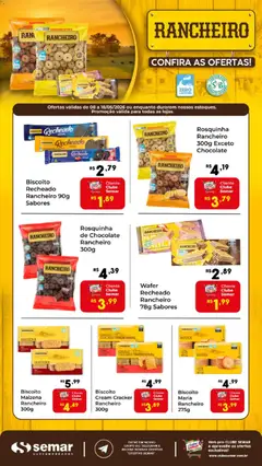 Pré-Visualização do folheto "Semar Supermercado ofertas Rancheiro" da loja Semar Supermercado válido a partir de 08/05/2026