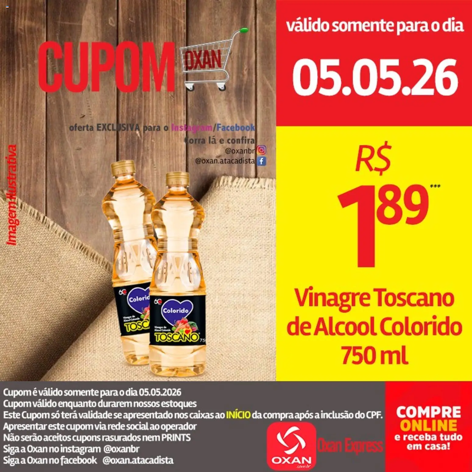 Pré-Visualização do folheto "Oxan Atacadista - Ofertas da semana" da loja Oxan Atacadista válido a partir de 05/05/2026