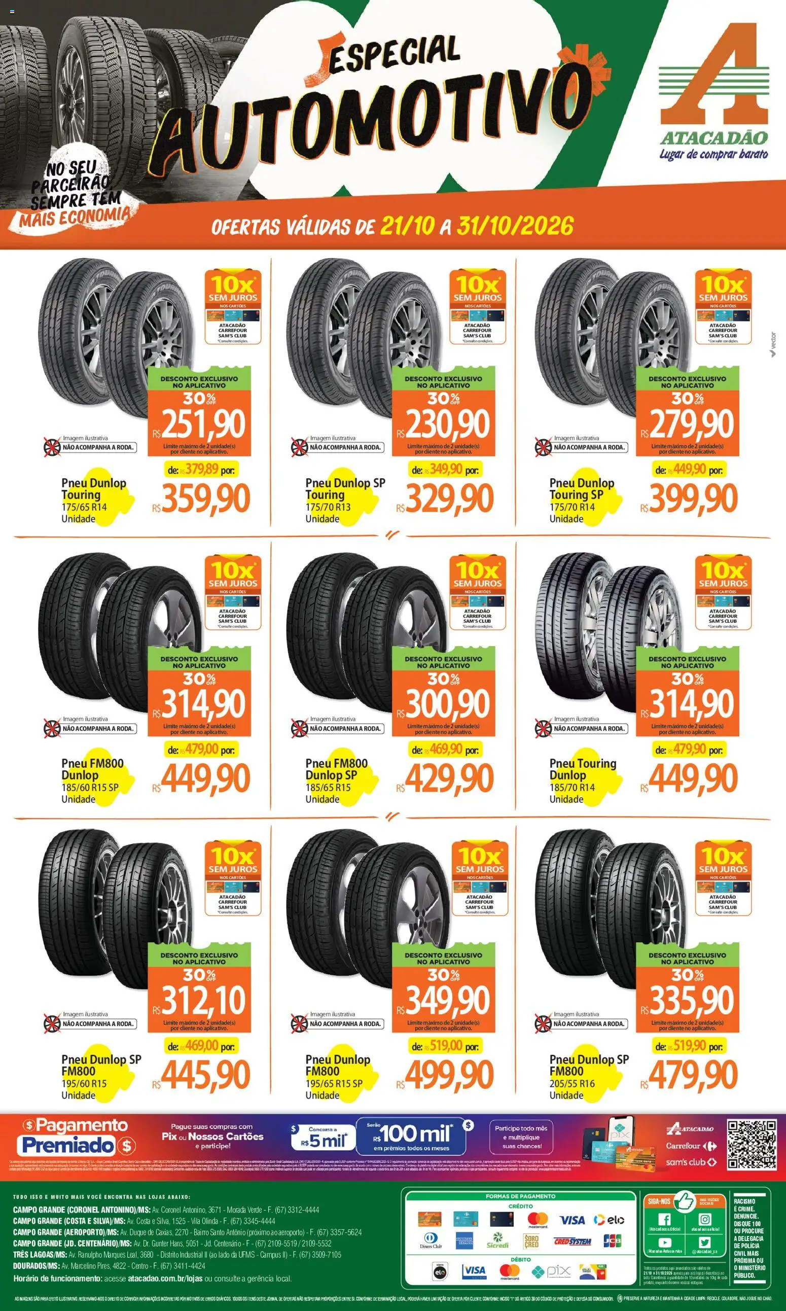 Pré-Visualização do folheto "Atacadão ofertas - MS" da loja Atacadão válido a partir de 21/10/2026