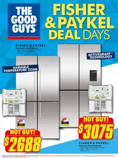Preview of catalogue The Good Guys Fisher and Paykel from shop The Good Guys valid 20/05/2026