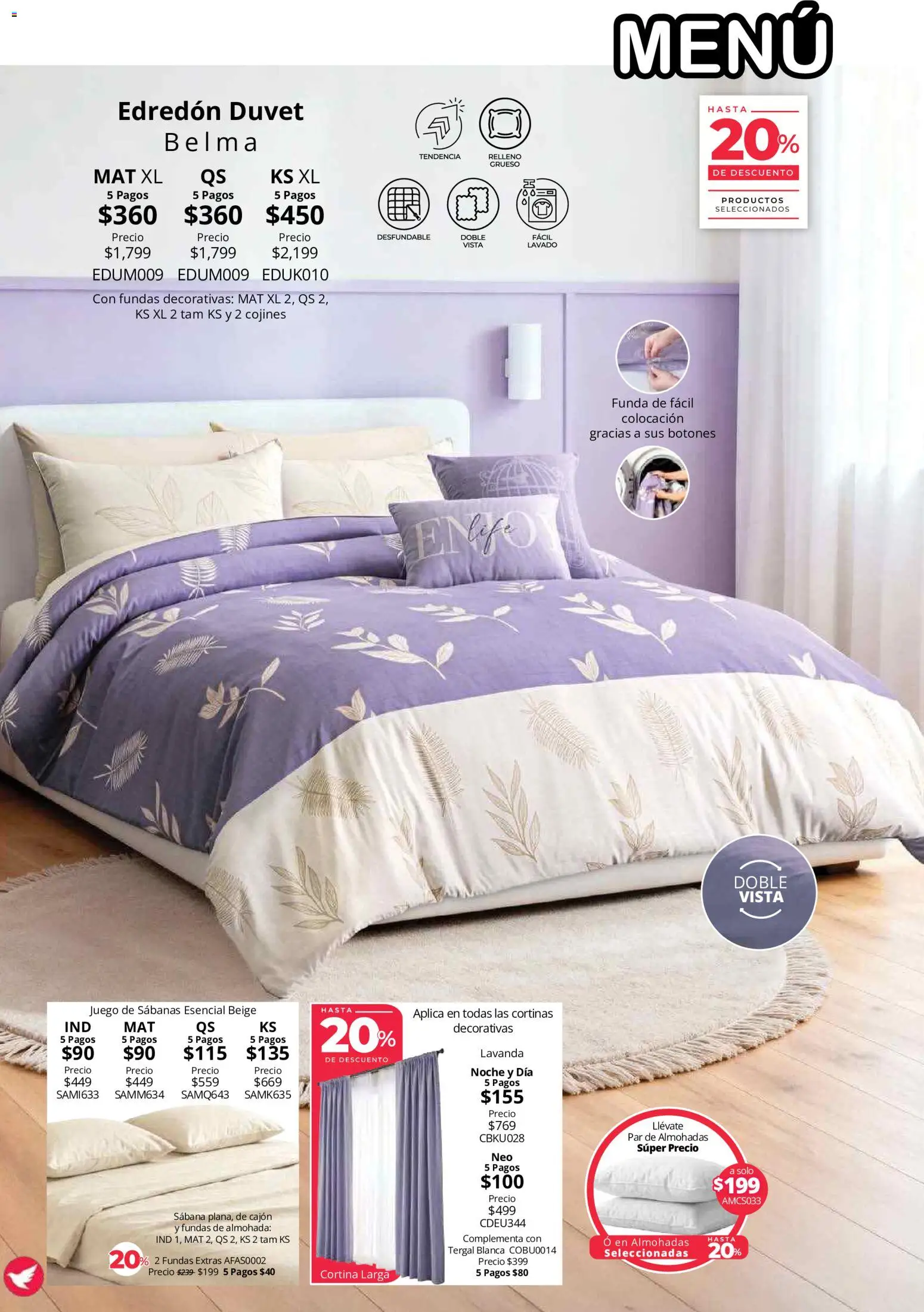 Vista previa las ofertas de la tienda Colchas Concord - Colchas Concord catálogo desde el 01/08/2026 - Juego, Almohada, Sabanas, Cortinas, Funda