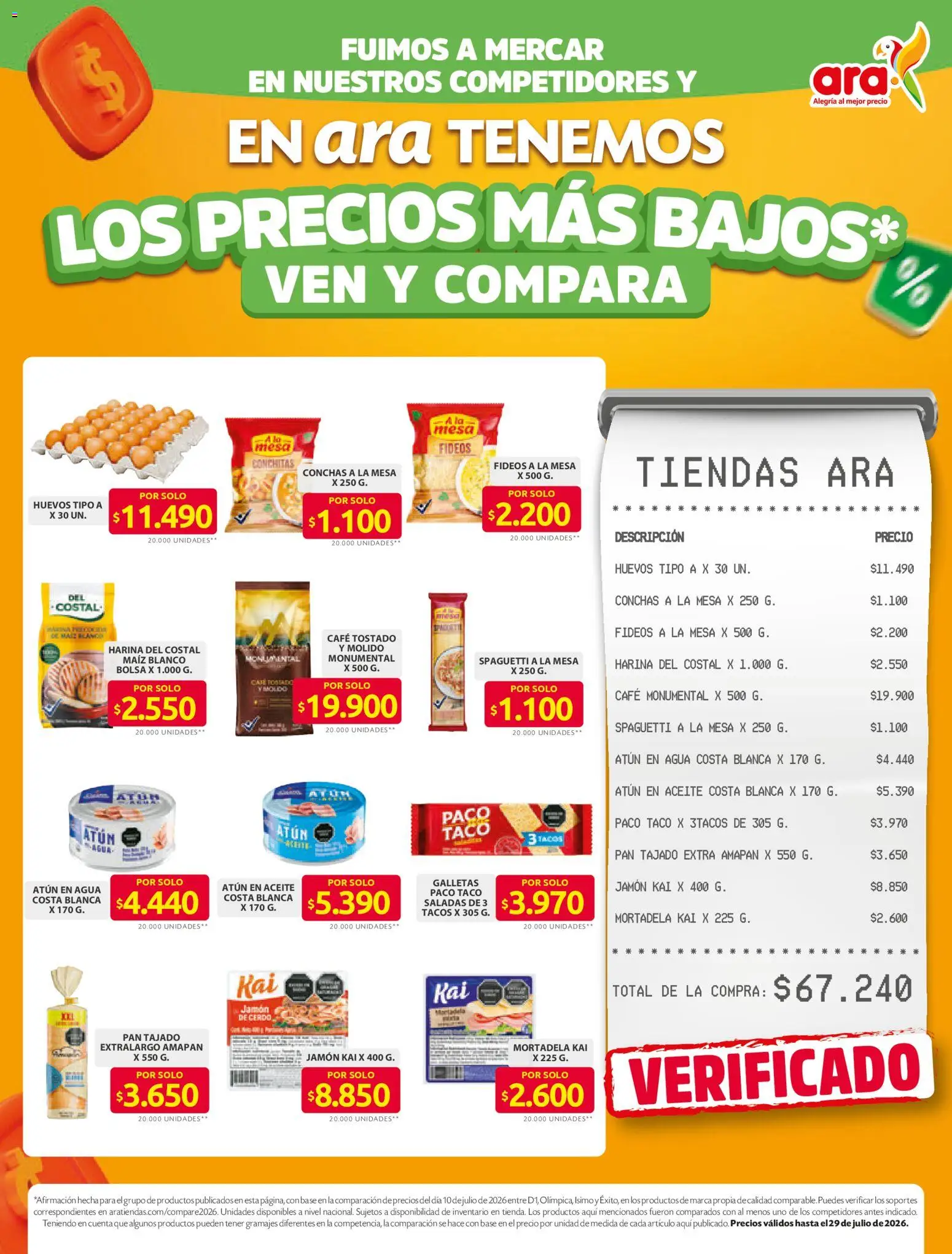  Vista previa del prospecto Ara catálogo del almacen Ara válida del 23/07/2026 al 29/07/2026