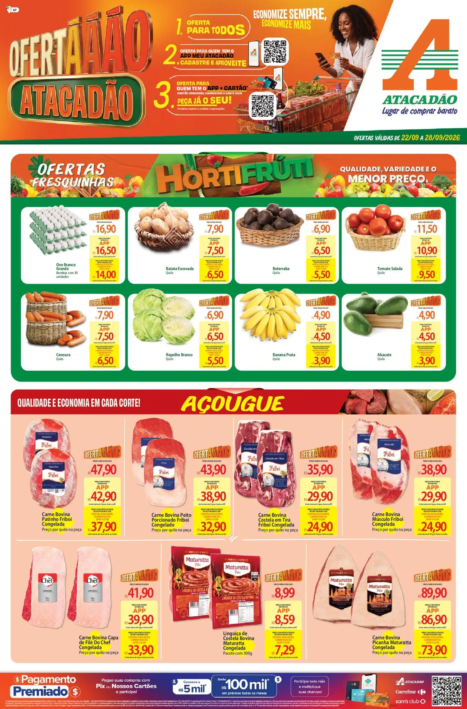 Pré-Visualização do folheto "Atacadão ofertas - AP" da loja Atacadão válido a partir de 22/09/2026