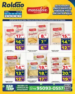 Pré-Visualização do folheto "Roldão ofertas Massa Leve" da loja Roldão válido a partir de 13/05/2026