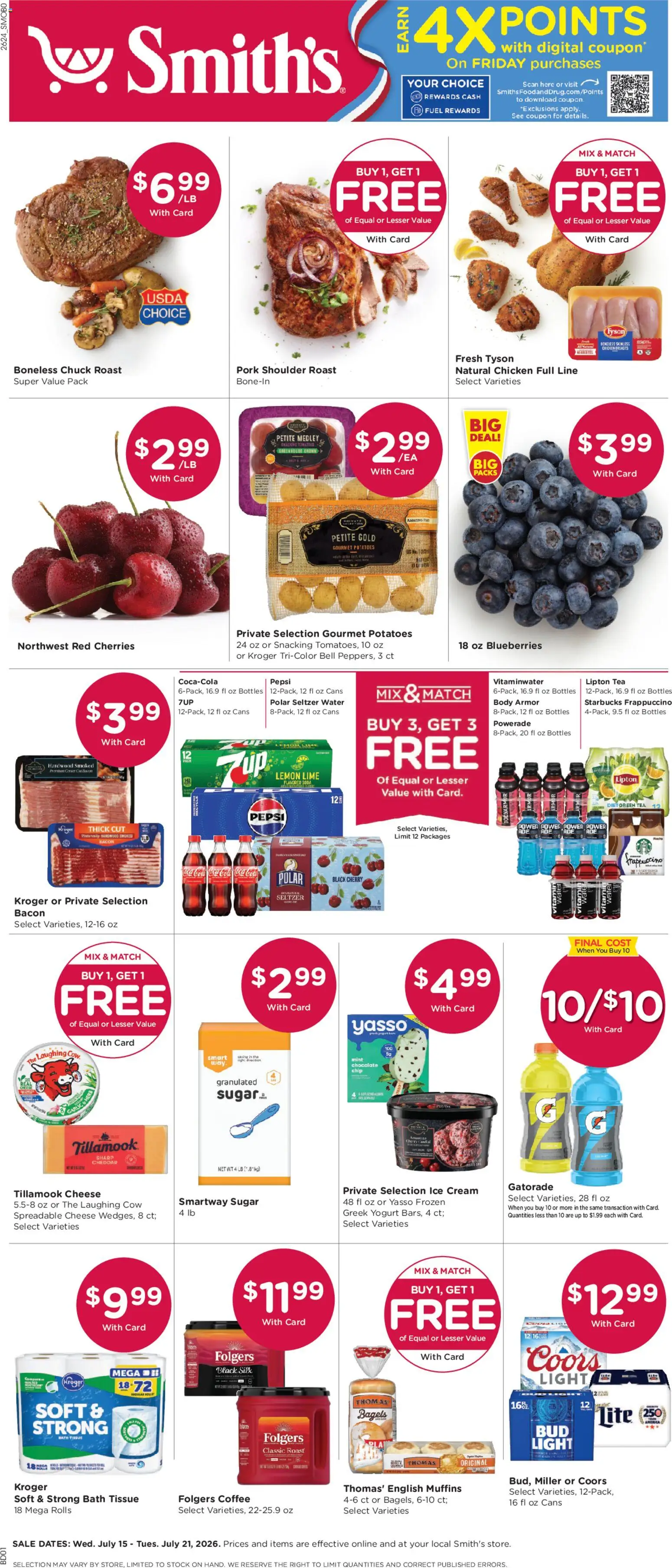Ad Preview of Smith's Smith's Weekly Ad from 07/15/2026