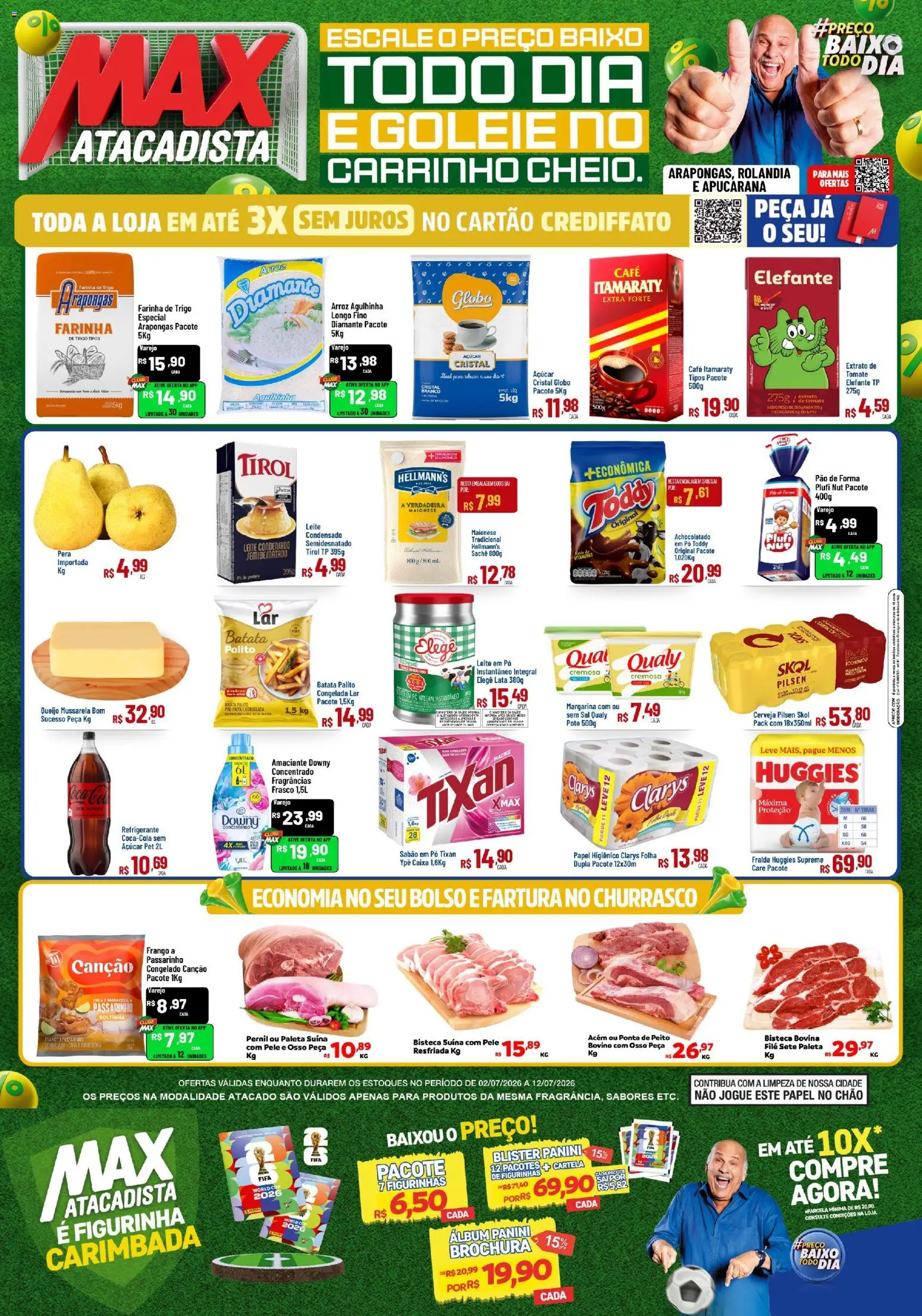 Pré-Visualização do folheto "Max Atacadista - Ofertas da semana" da loja Max Atacadista válido a partir de 02/07/2026