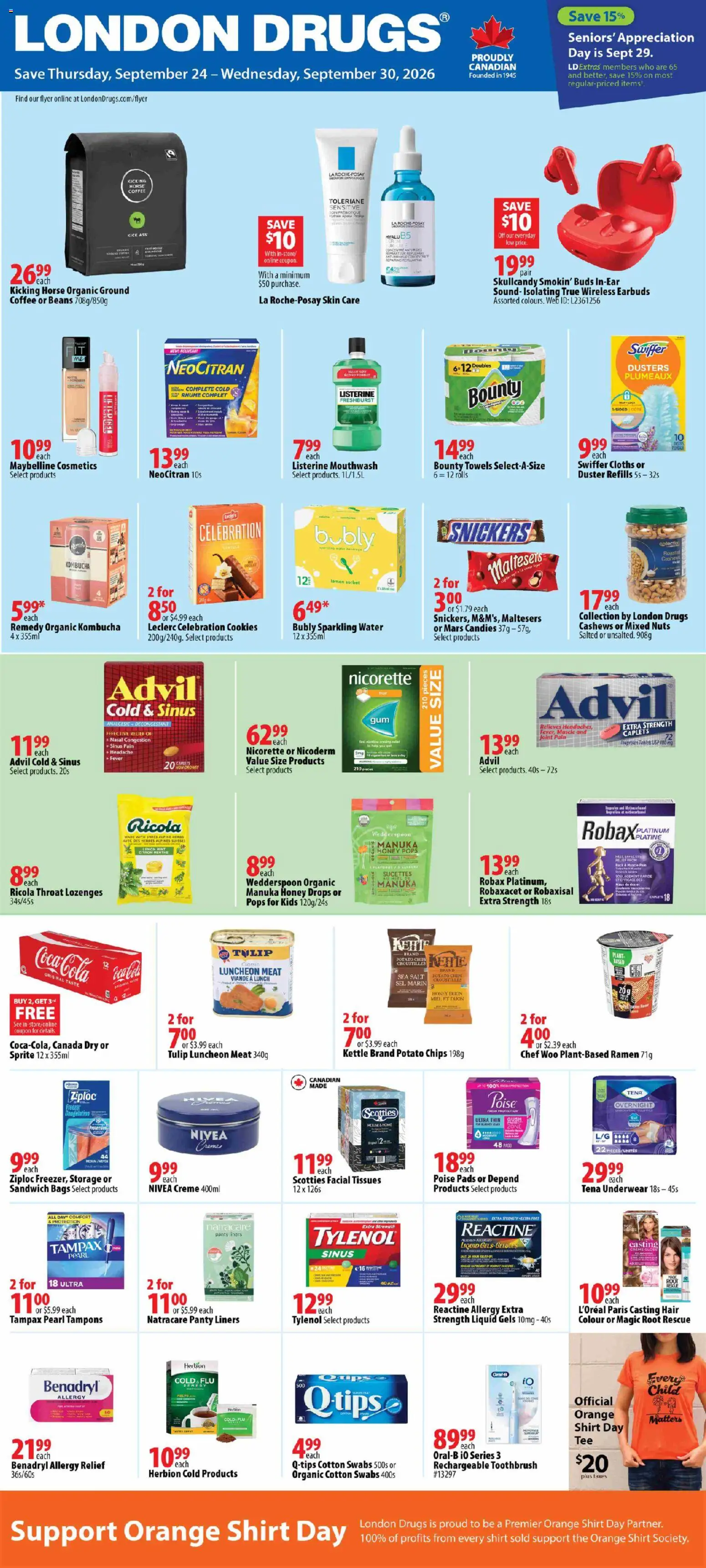 Preview of leaflet London Drugs weekly flyer / circulaire from shop London Drugs is valid from Sep 24, 2026
