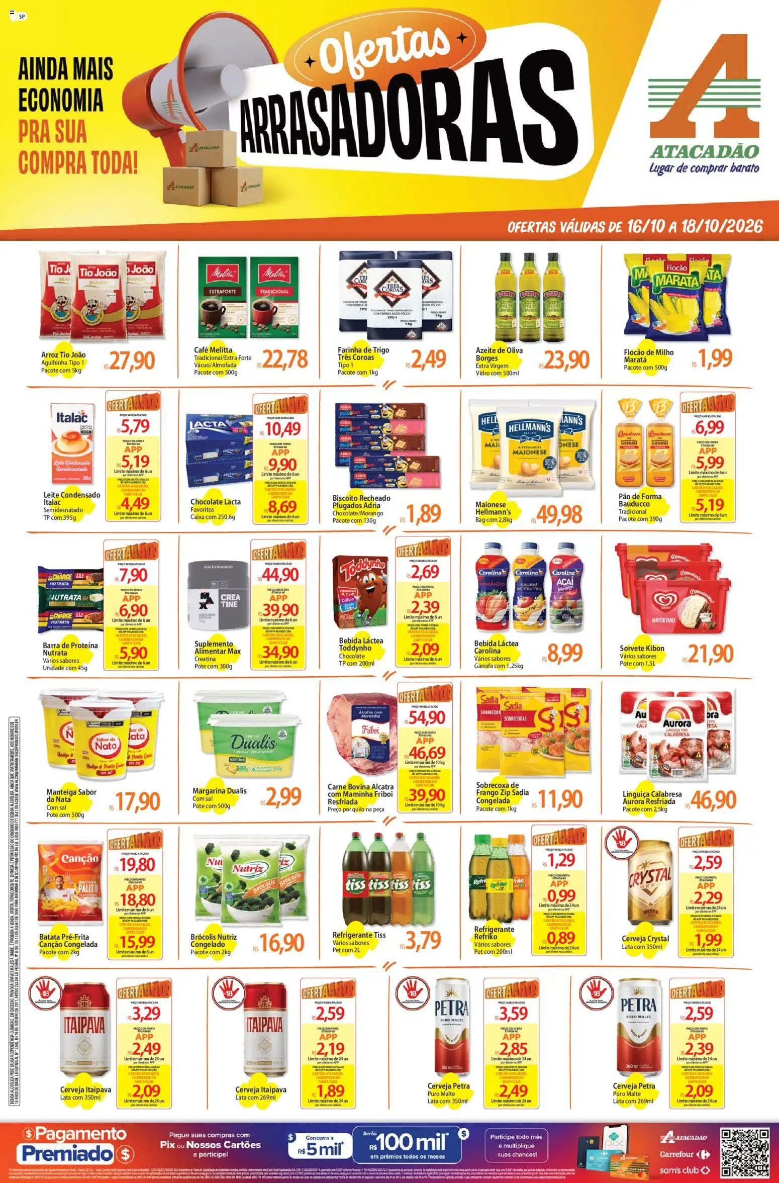 Pré-Visualização do folheto "Atacadão ofertas - SP" da loja Atacadão válido a partir de 16/10/2026