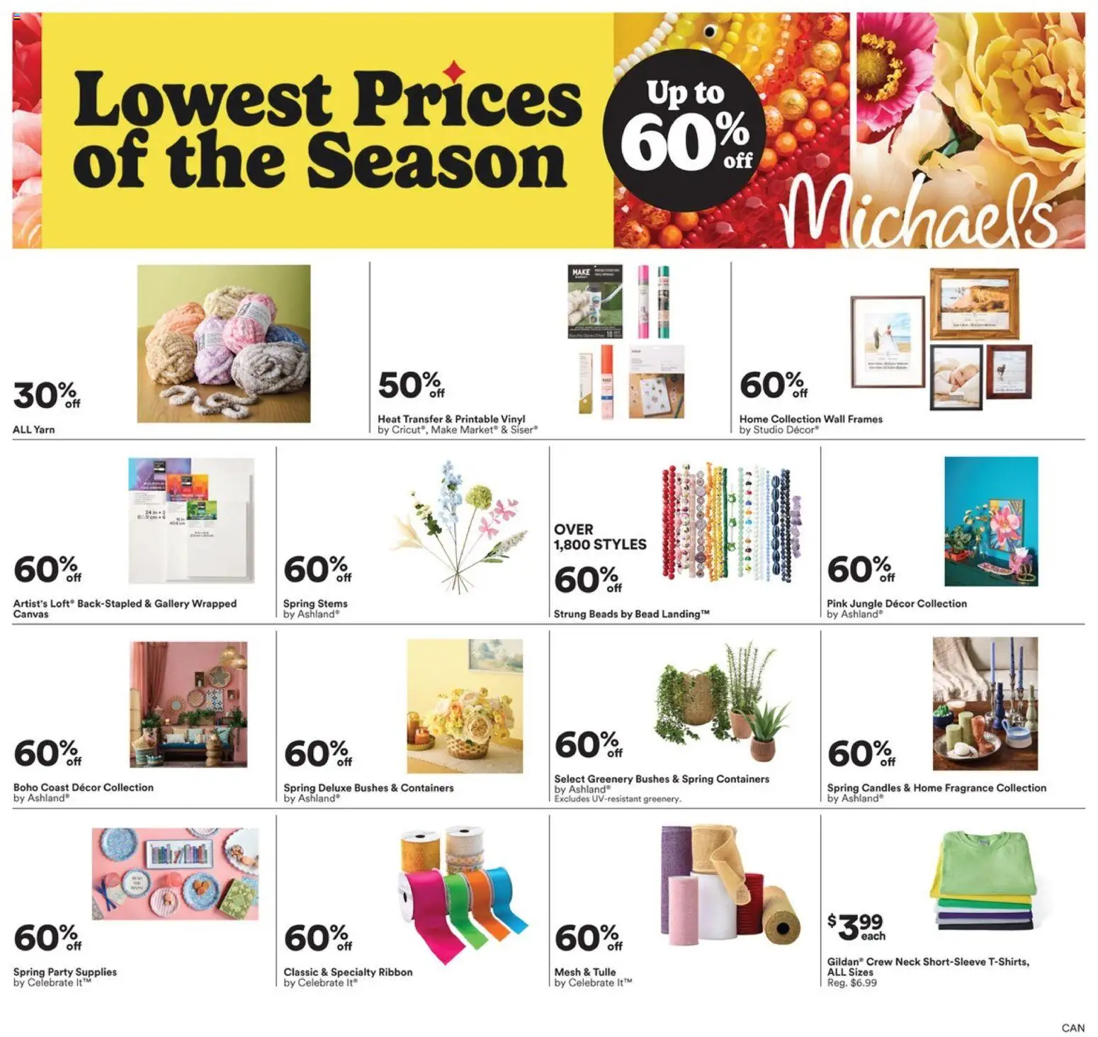 Preview of leaflet Michaels weekly flyer / circulaire from shop Michaels is valid from Mar 13, 2026