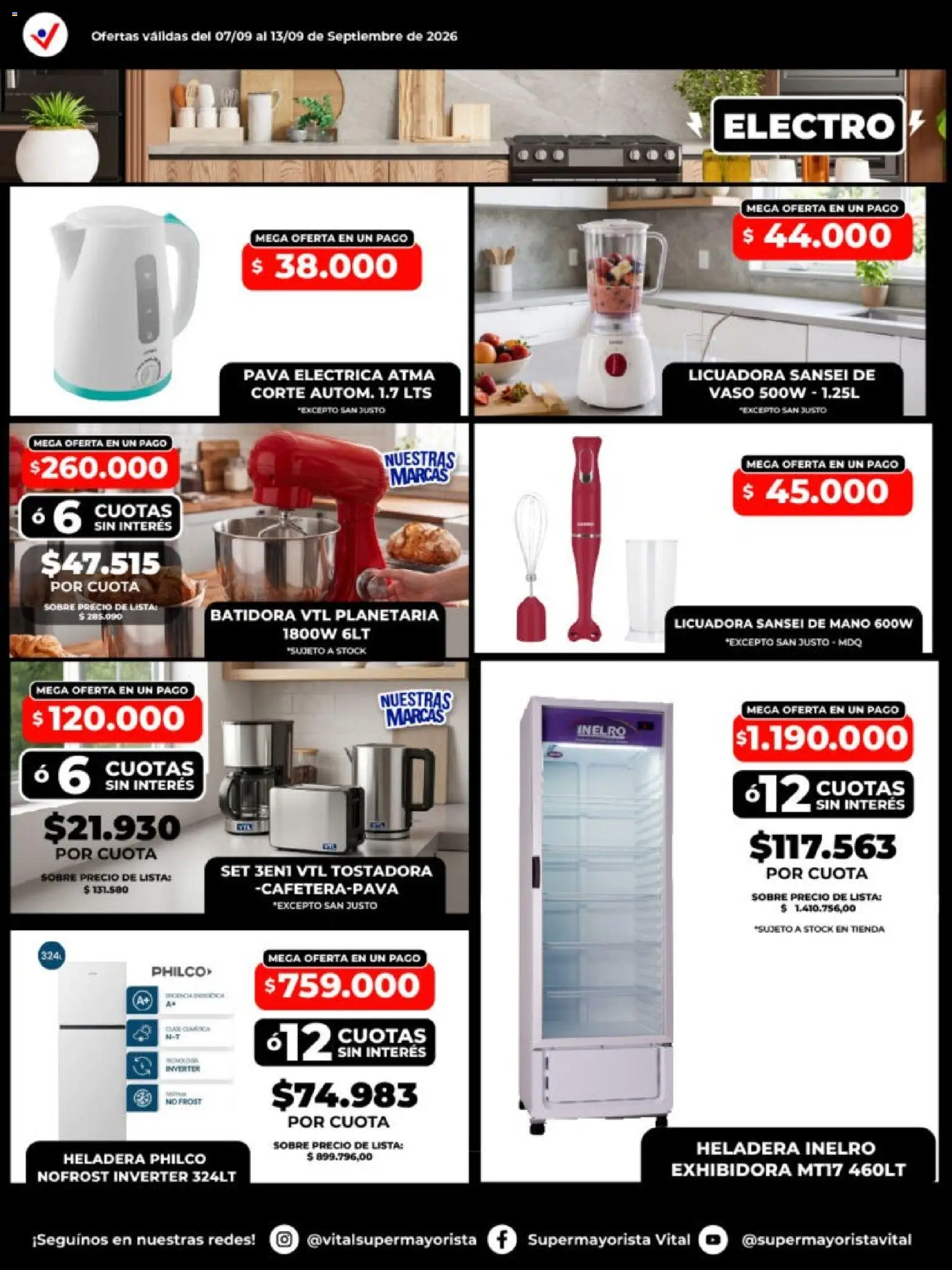 Vista previa del folleto de la tienda Vital válido desde el 07/09/2026 