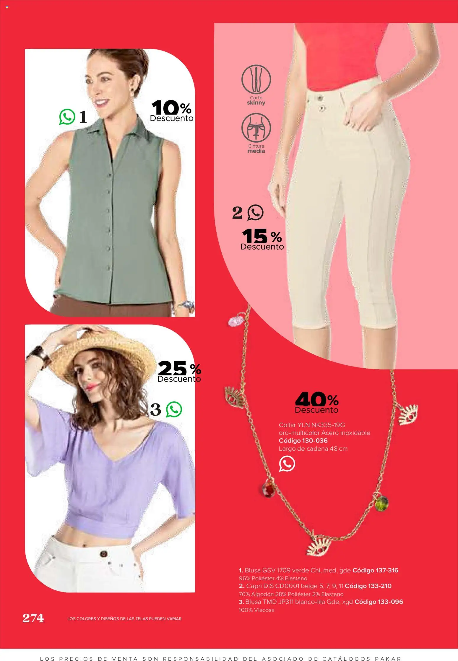 Vista previa las ofertas de la tienda SC Pakar - SC Pakar catálogo Ropa desde el 31/07/2026 