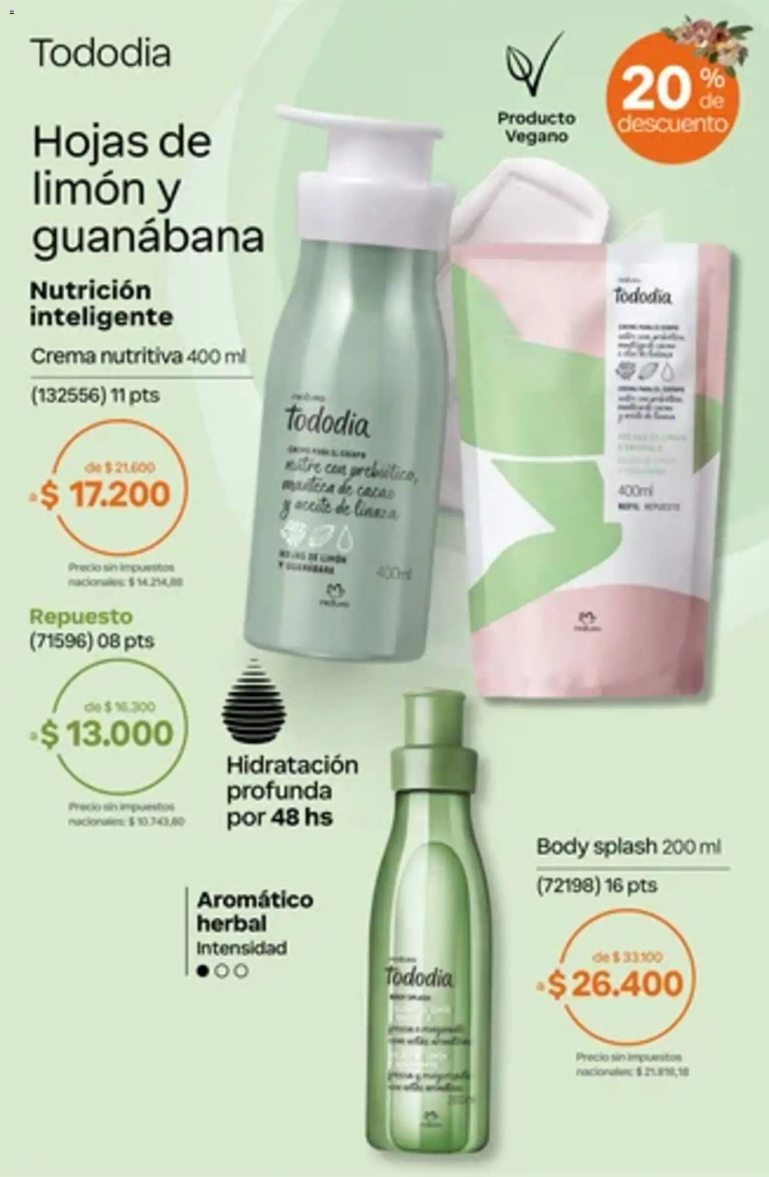 Vista previa del folleto de la tienda Natura válido desde el 01/10/2026 - Body, Limón, Crema