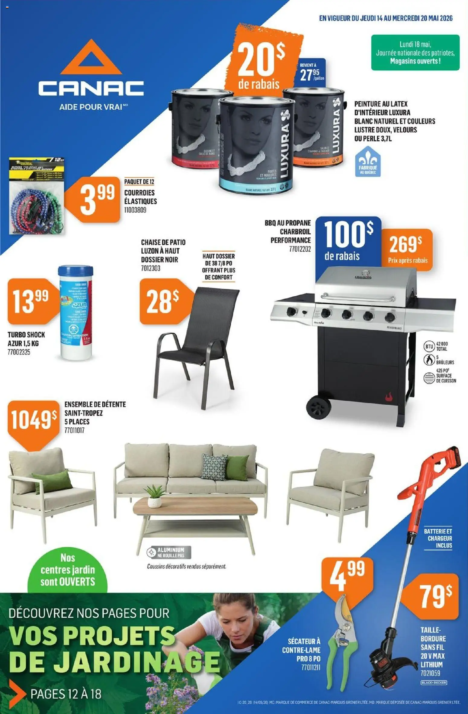 Preview of leaflet Canac circulaire from shop Canac is valid from May 14, 2026