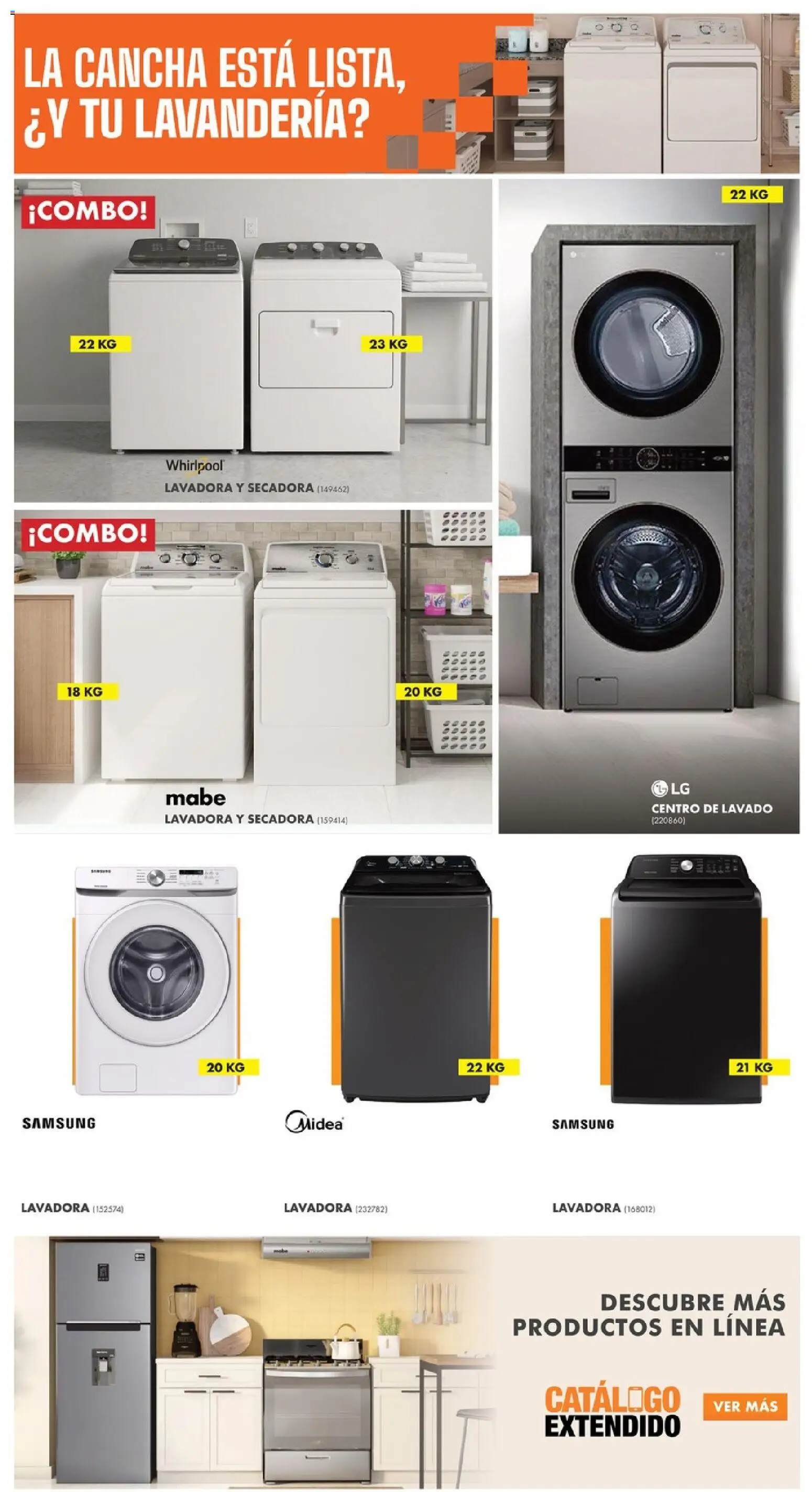 Vista previa las ofertas de la tienda Home Depot - Home Depot catálogo desde el 18/06/2026 - Lavadora, Secadora