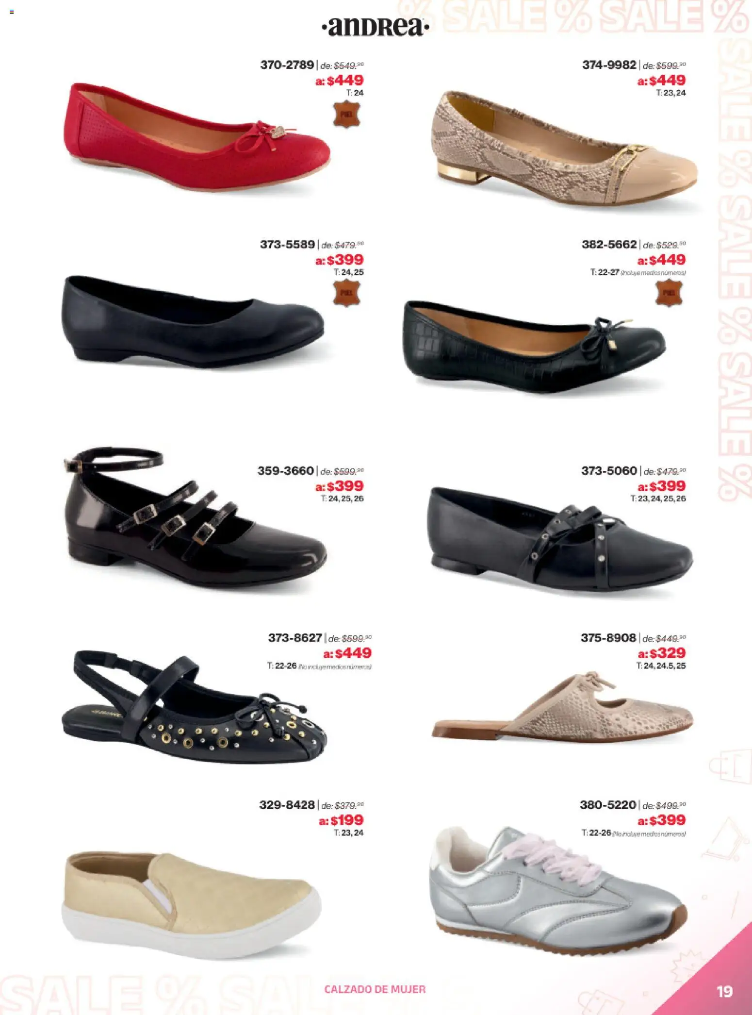 Vista previa las ofertas de la tienda Andrea - Catálogo Outlet desde el 21/12/2025 