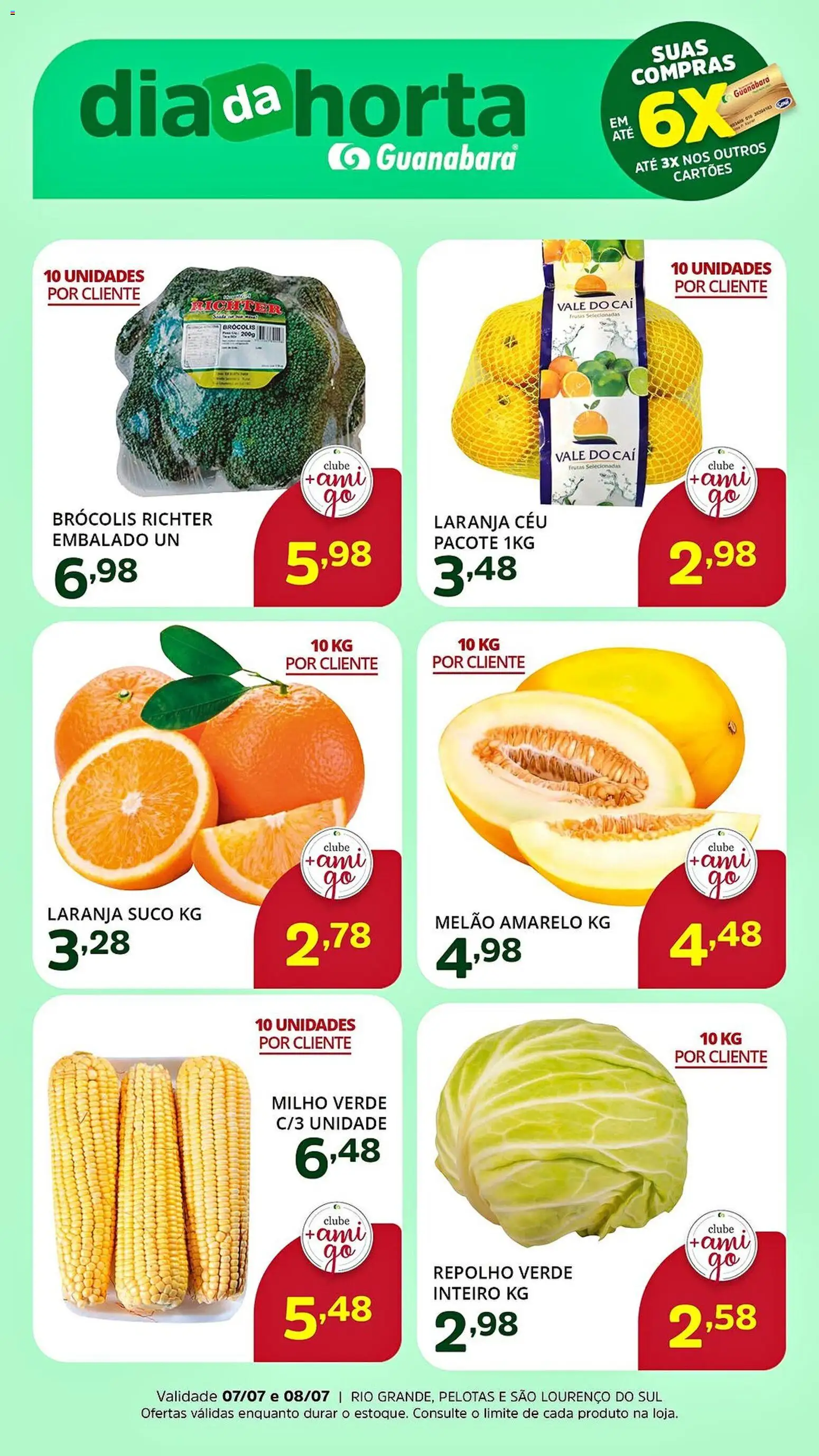 Pré-Visualização do folheto "Supermercado Guanabara - Ofertas da semana" da loja Supermercado Guanabara válido a partir de 07/07/2026