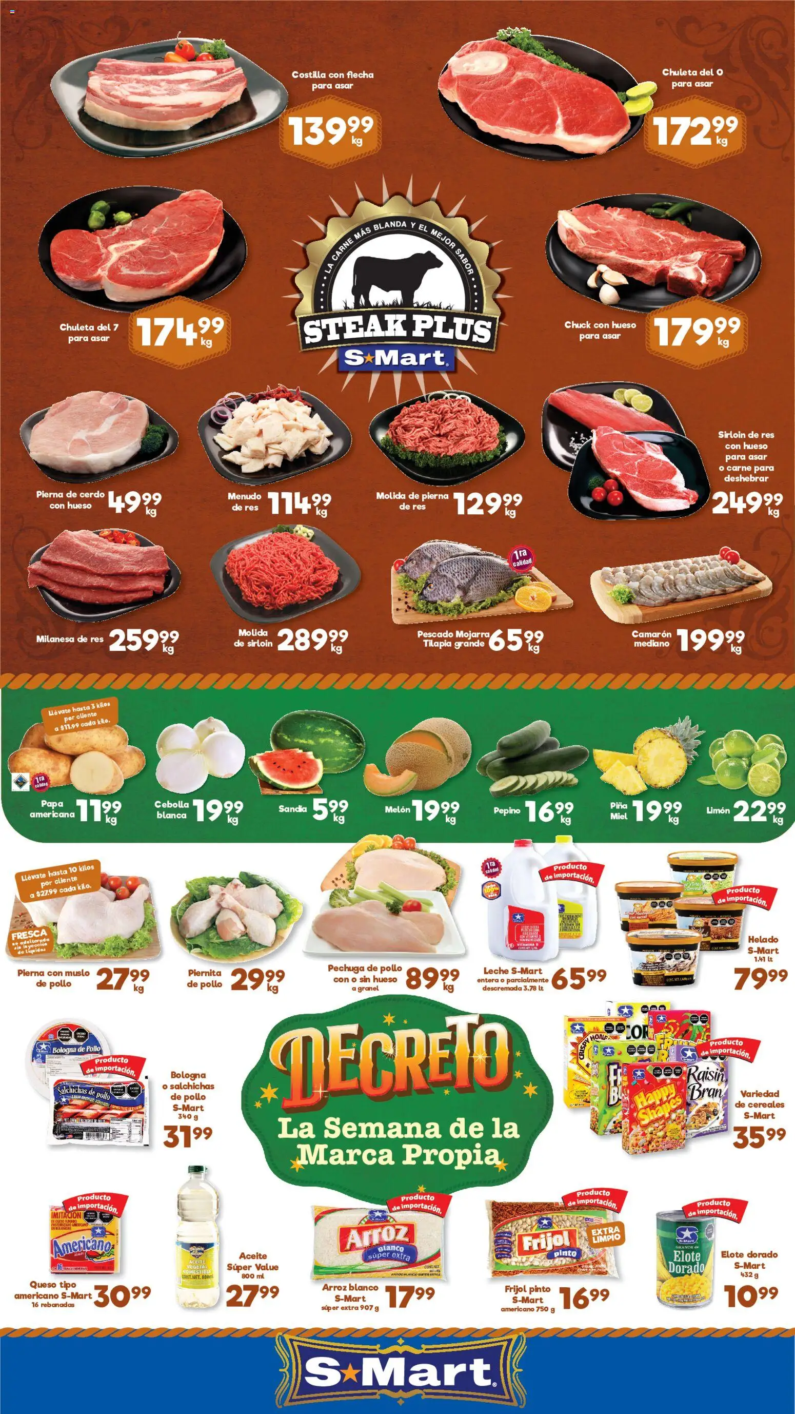 Vista previa las ofertas de la tienda S-Mart - S-Mart folleto Juárez desde el 26/06/2026 