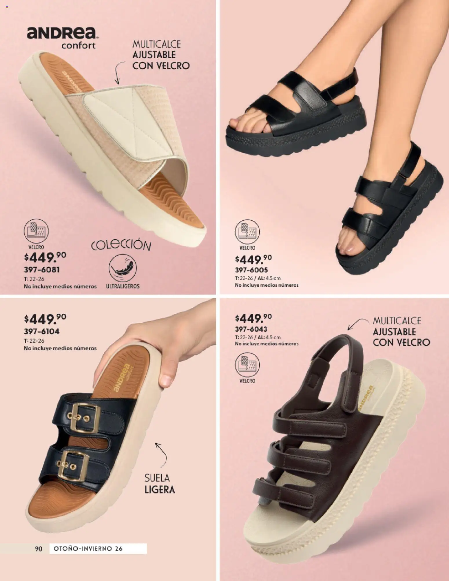 Vista previa las ofertas de la tienda Andrea - Andrea catálogo Calzado Confort desde el 23/08/2026 