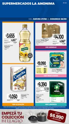 Vista previa del folleto de la tienda La Anonima válido desde el 27/08/2026 