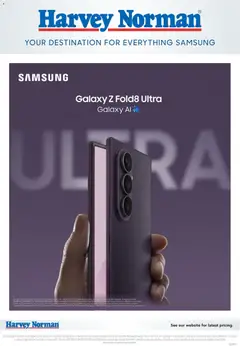 Preview of catalogue Harvey Norman Samsung Out Now 2026 Digital Catalogue from shop Harvey Norman valid 14/08/2026