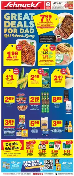 Ad Preview of Schnucks Schnucks Weekly Print Ad - IN from 06/17/2026