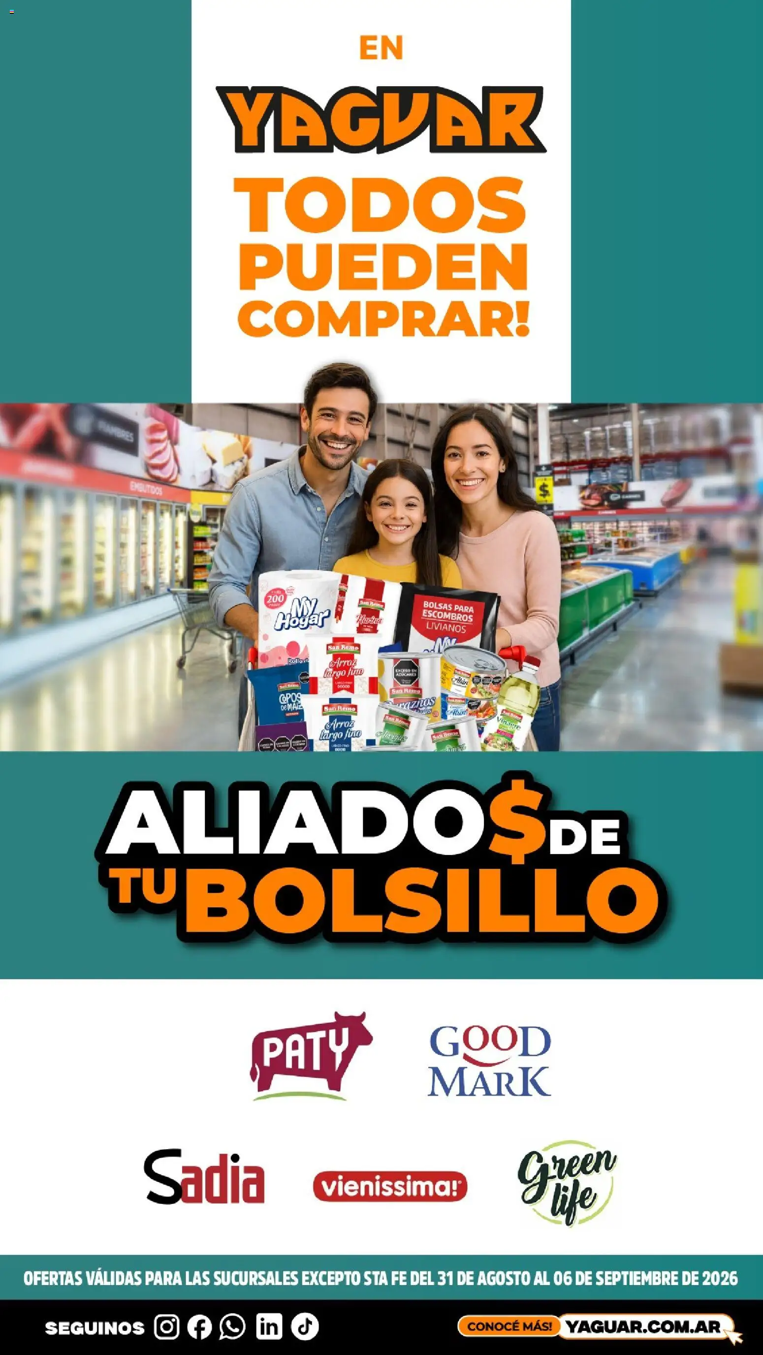 Vista previa del folleto de la tienda Yaguar válido desde el 31/08/2026 